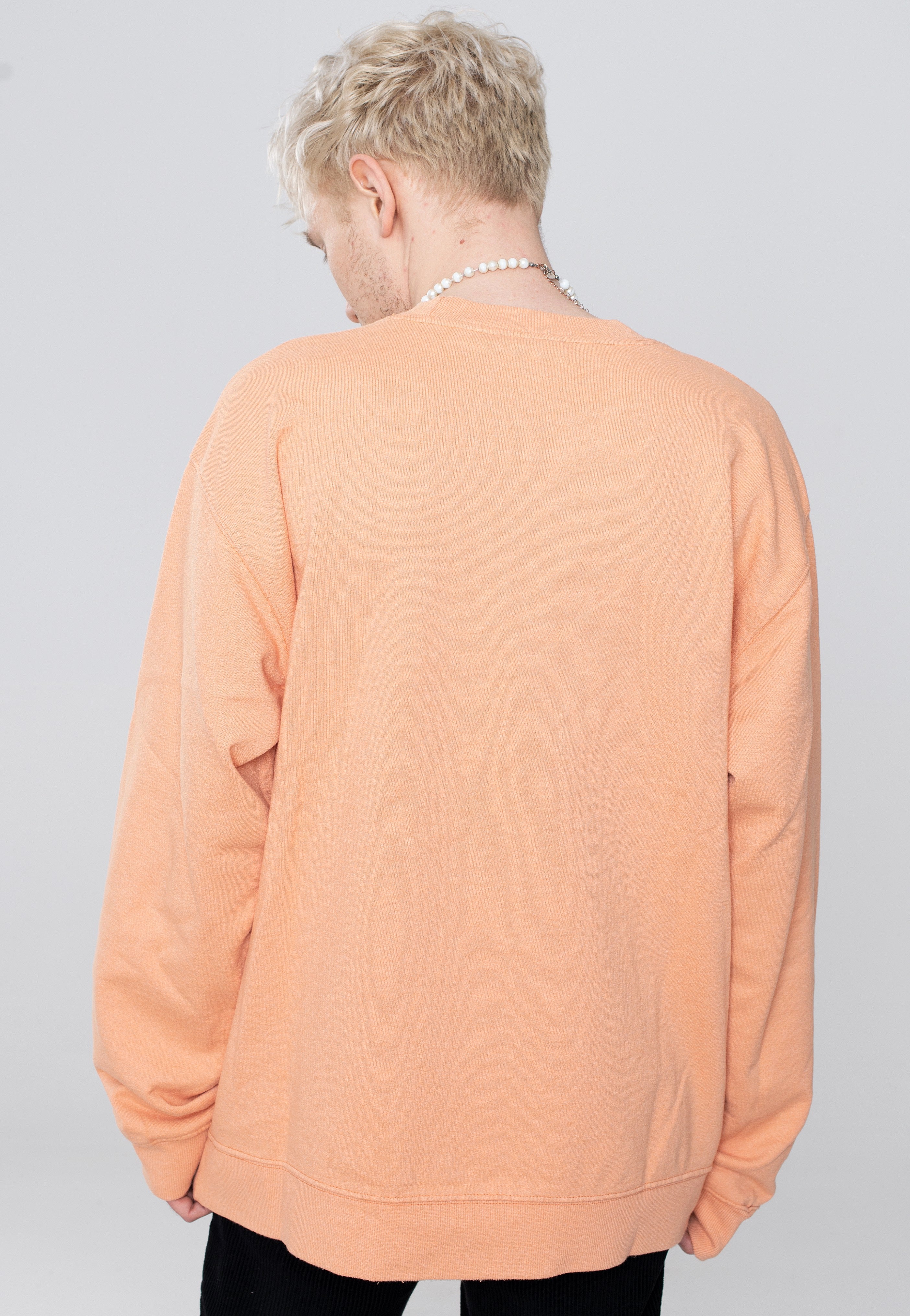 Obey - Timeless Recycled Heavy Crew Sunset Coral Pigment - Sweater | Men-Image