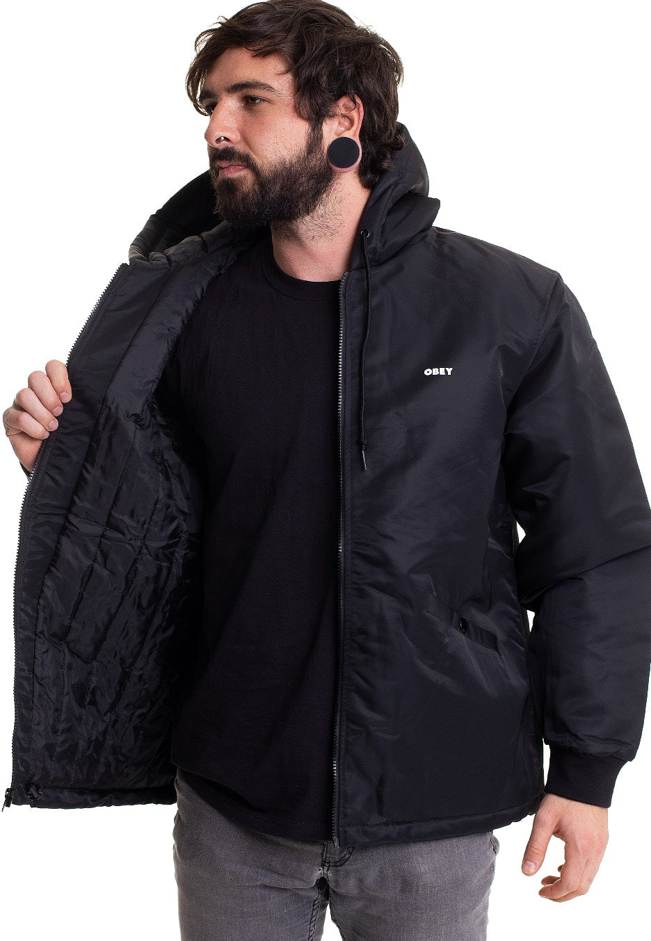 Obey - Ultra Black - Jacket | Men-Image