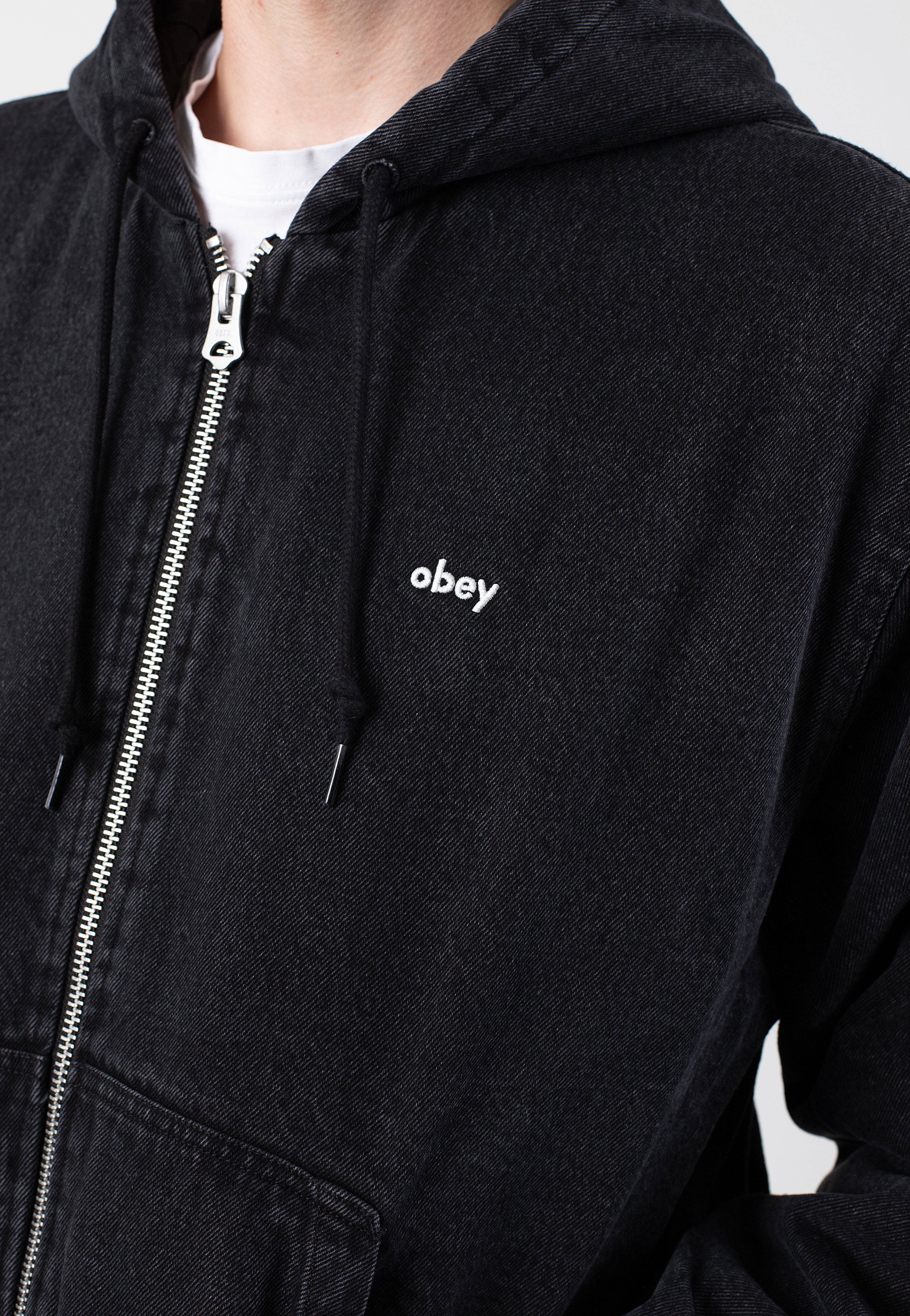 Obey - Wiltern Faded Black - Jacket | Men-Image