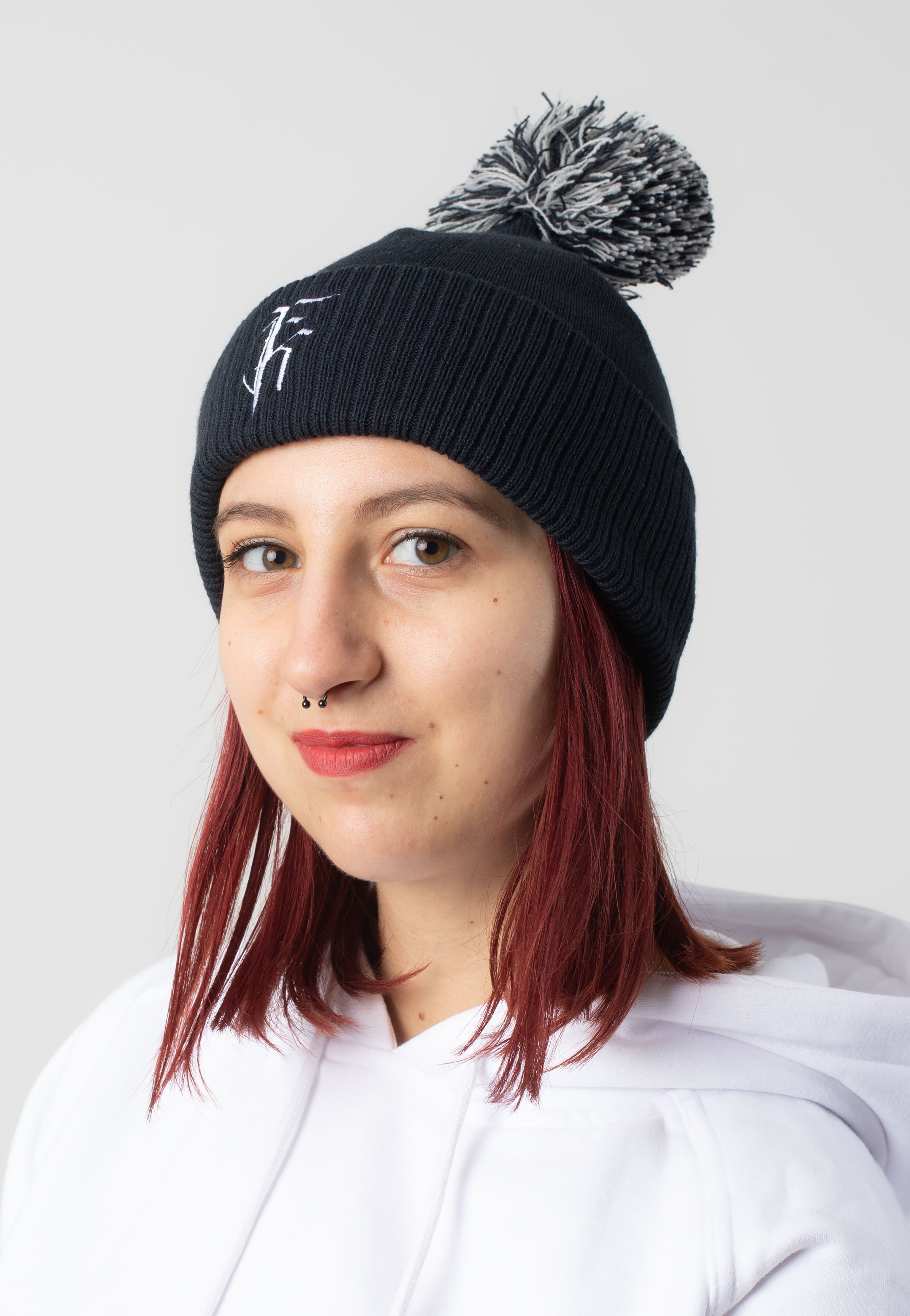 Fit For A King - Icon Navy Pom - Beanie | Neutral-Image