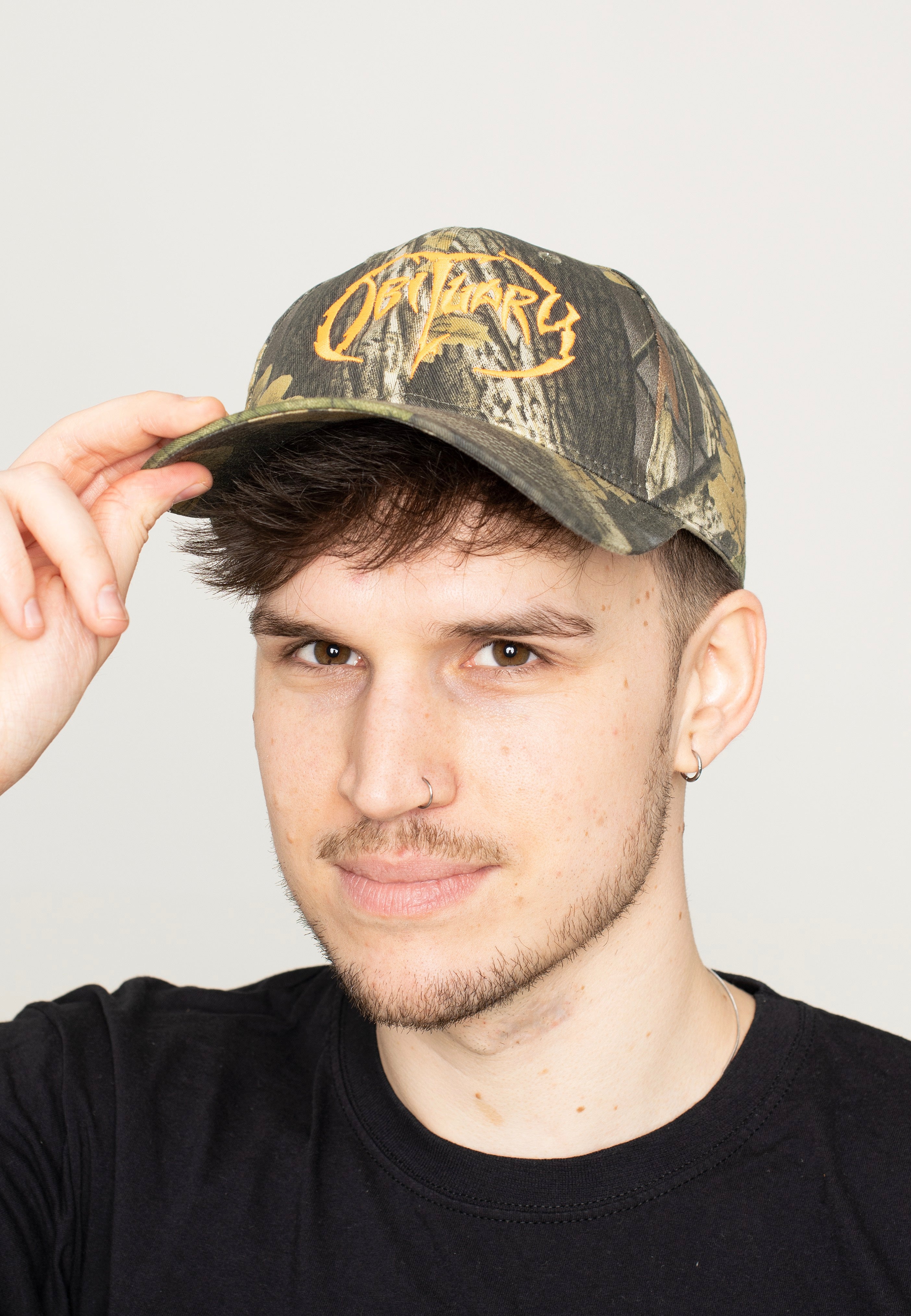 Obituary - Logo Camo Baseball - Cap | Neutral-Image