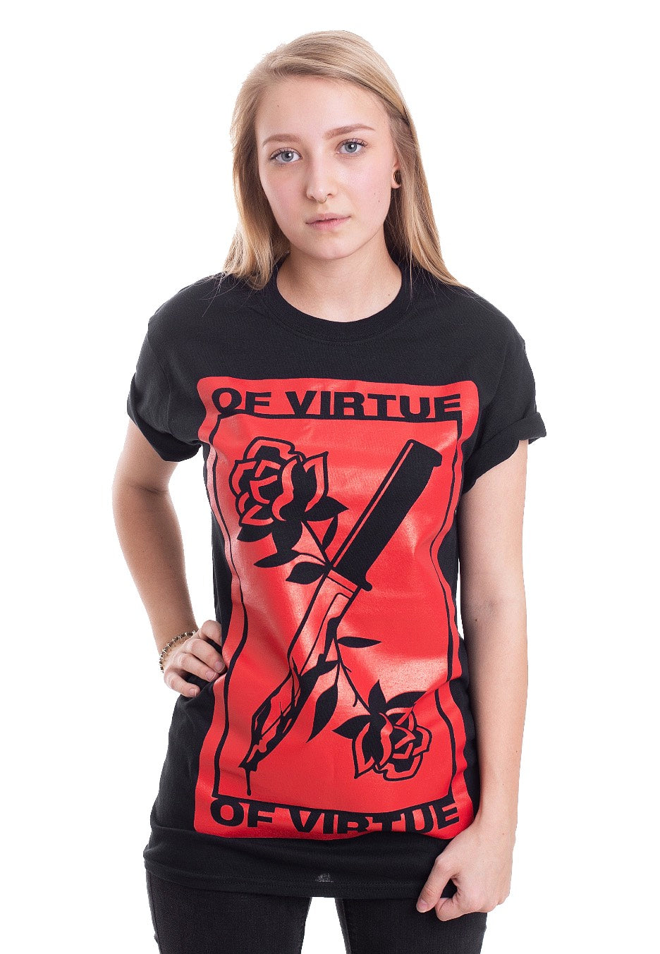 Of Virtue - Stabbed - T-Shirt | Women-Image