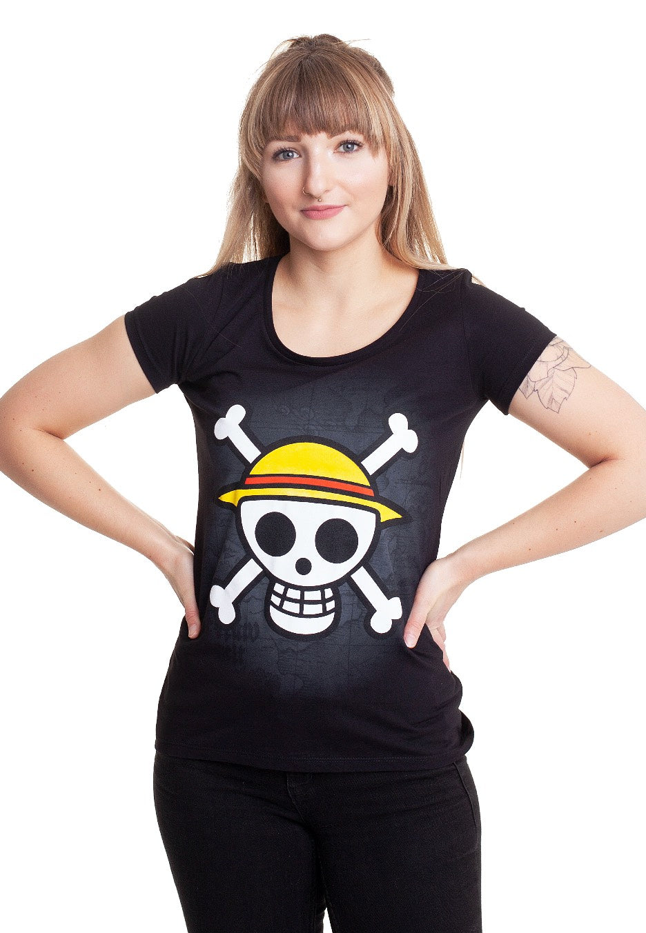 One Piece - Skull With Map - Girly | Women-Image