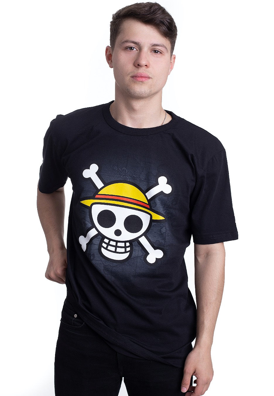 One Piece - Skull With Map - T-Shirt | Men-Image