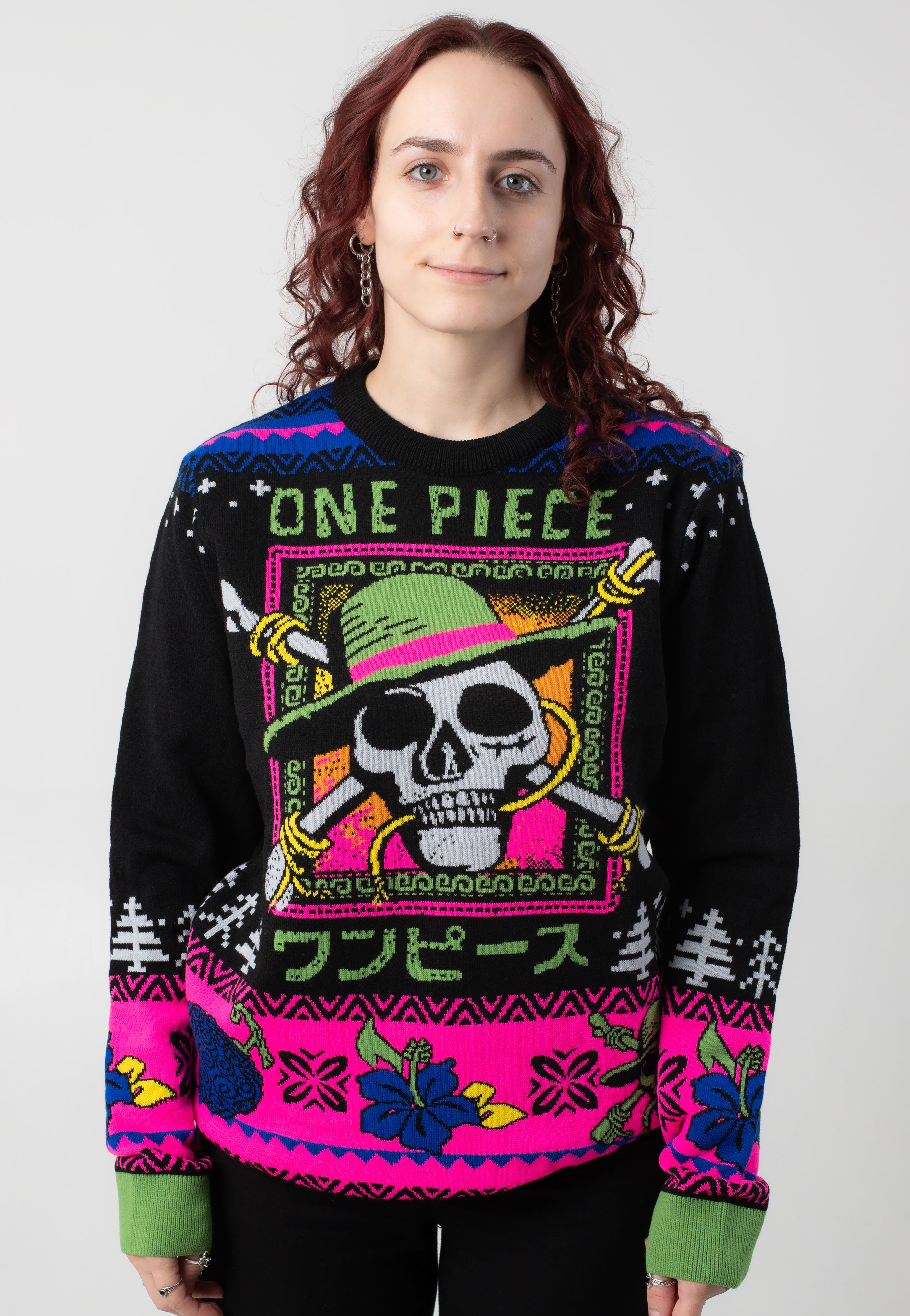 One Piece - Skull Xmas Knit - Pullover | Women-Image