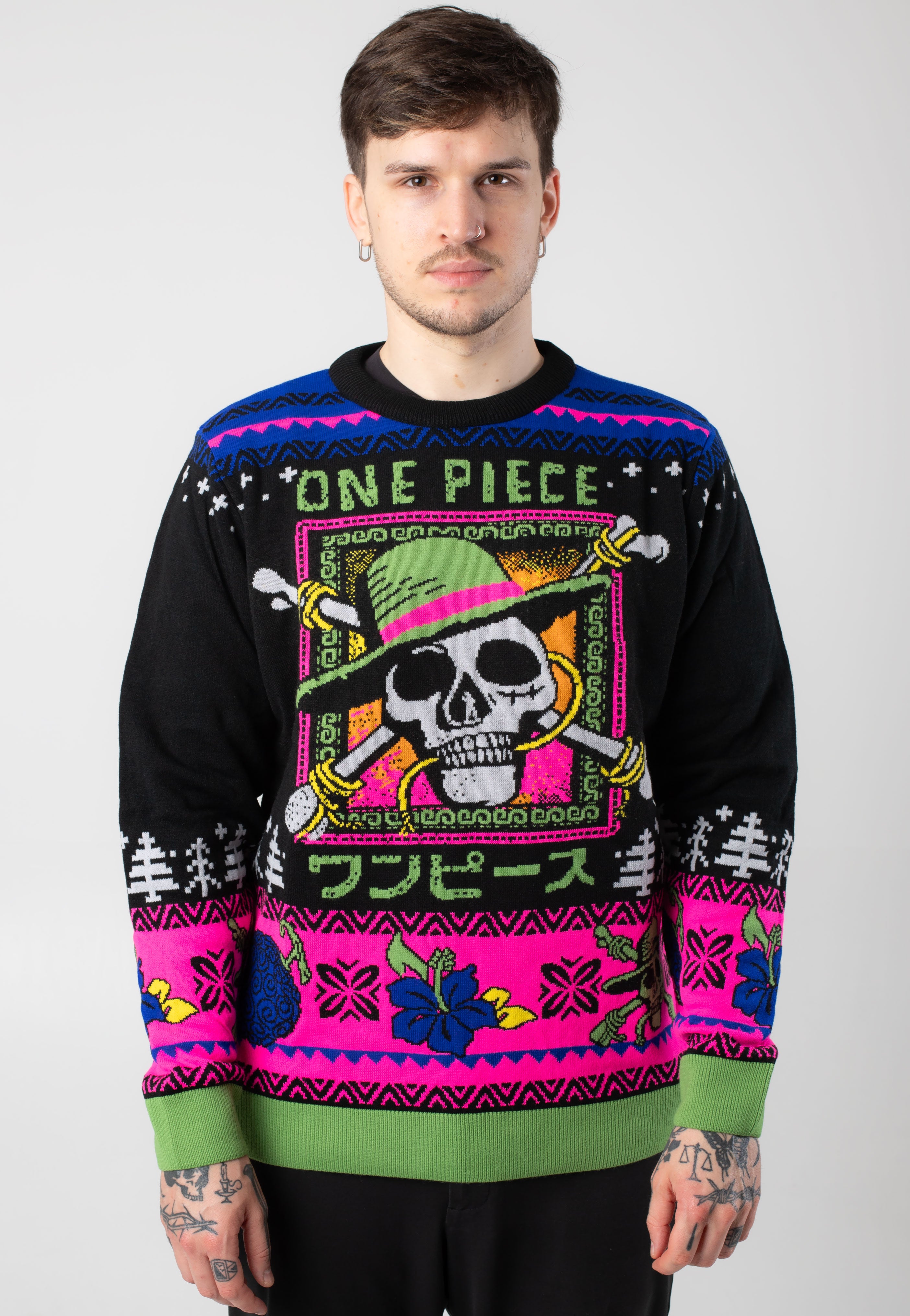 One Piece - Skull Xmas Knit - Pullover | Men-Image