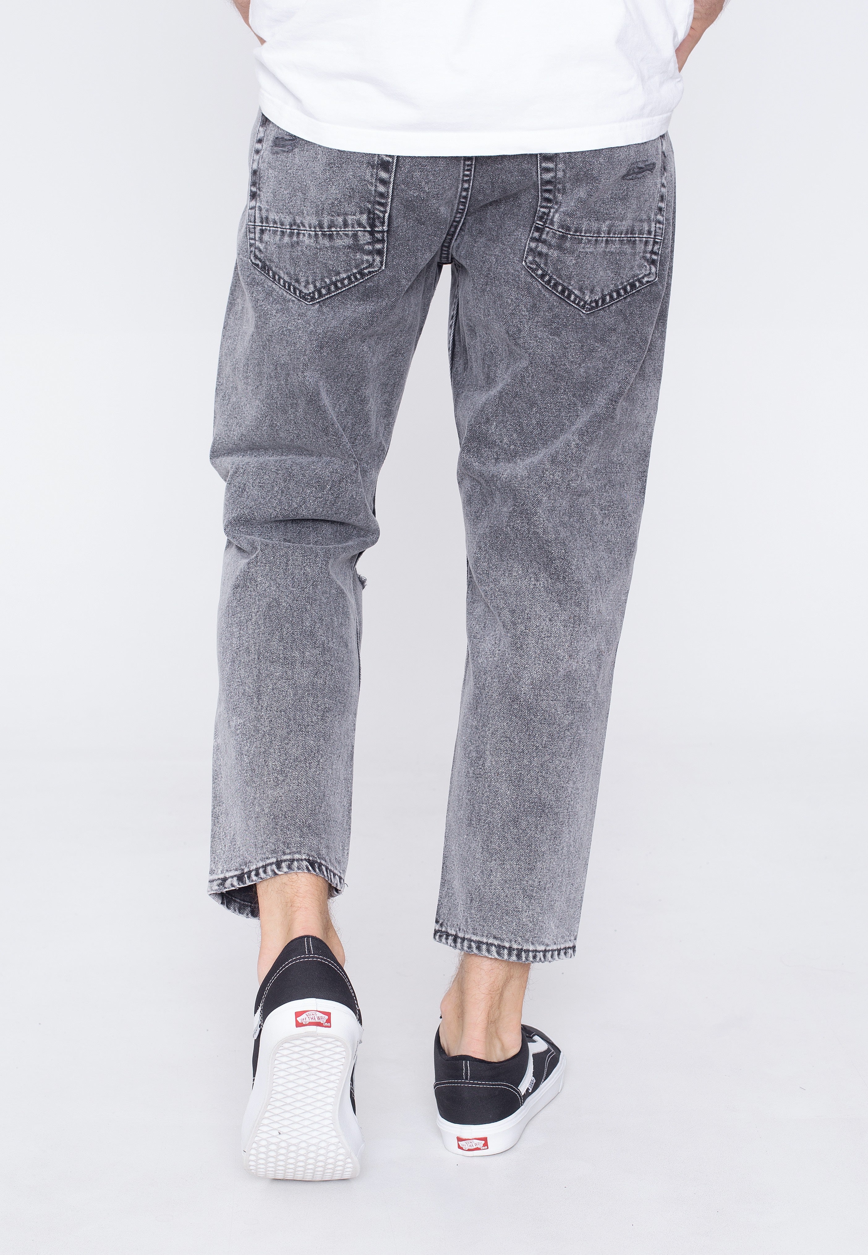 Only & Sons - Avi Beam Crop Grey Denim - Jeans | Men-Image