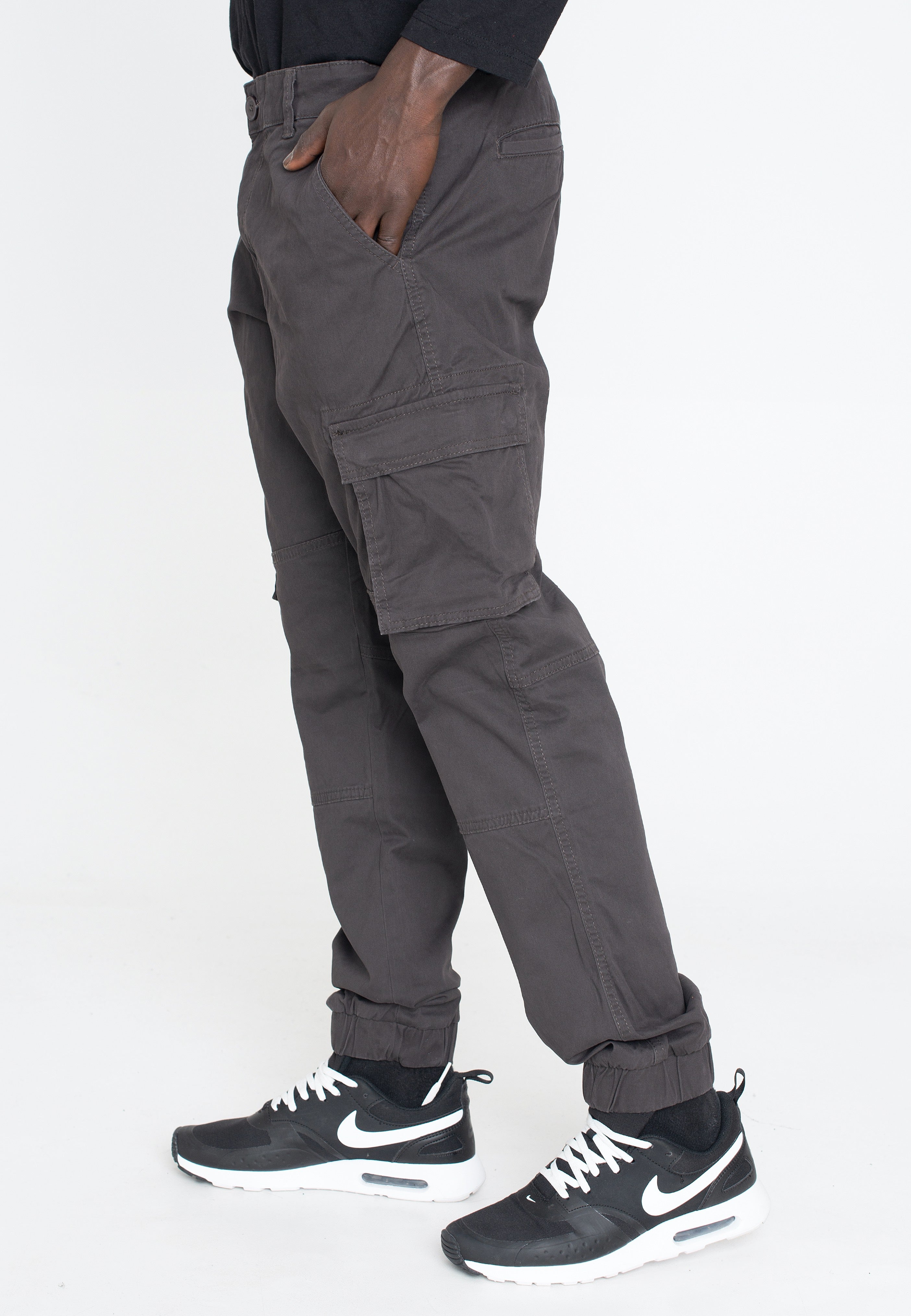 Only & Sons - Cam Stage Cargo Cuff Licorice - Pants | Men-Image