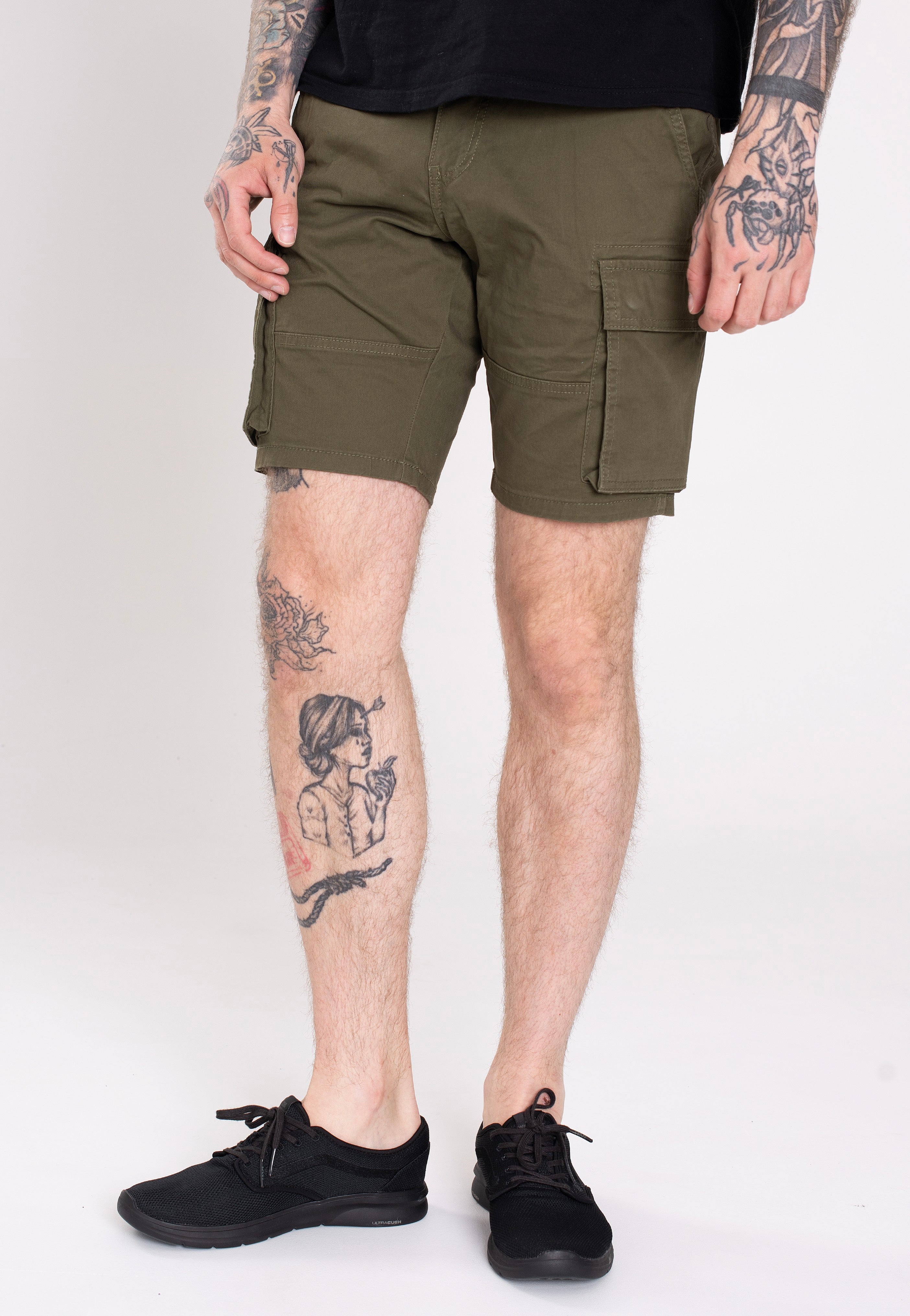 Only & Sons - Cam Stage Cargo Olive Night - Shorts | Men-Image