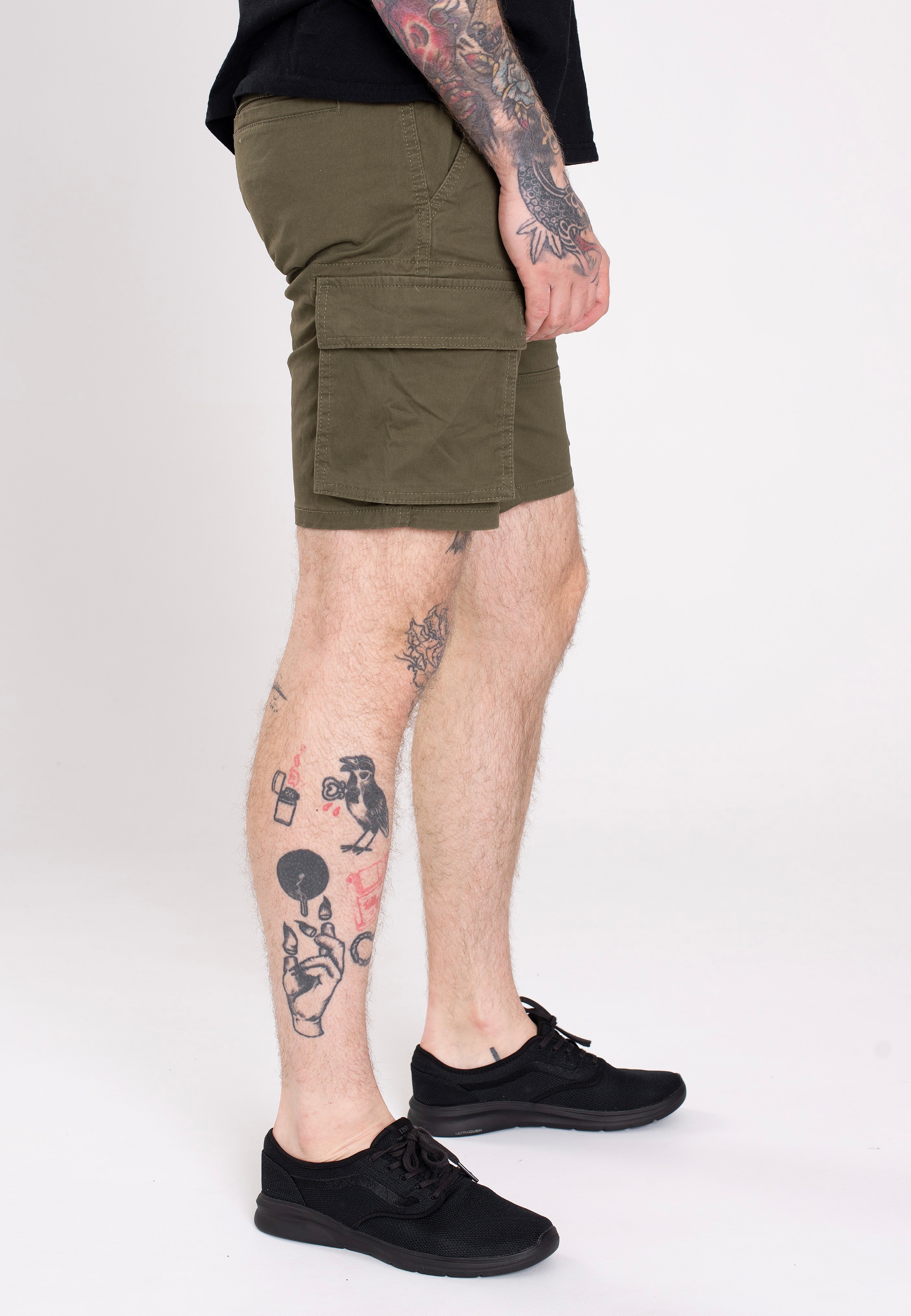 Only & Sons - Cam Stage Cargo Olive Night - Shorts | Men-Image