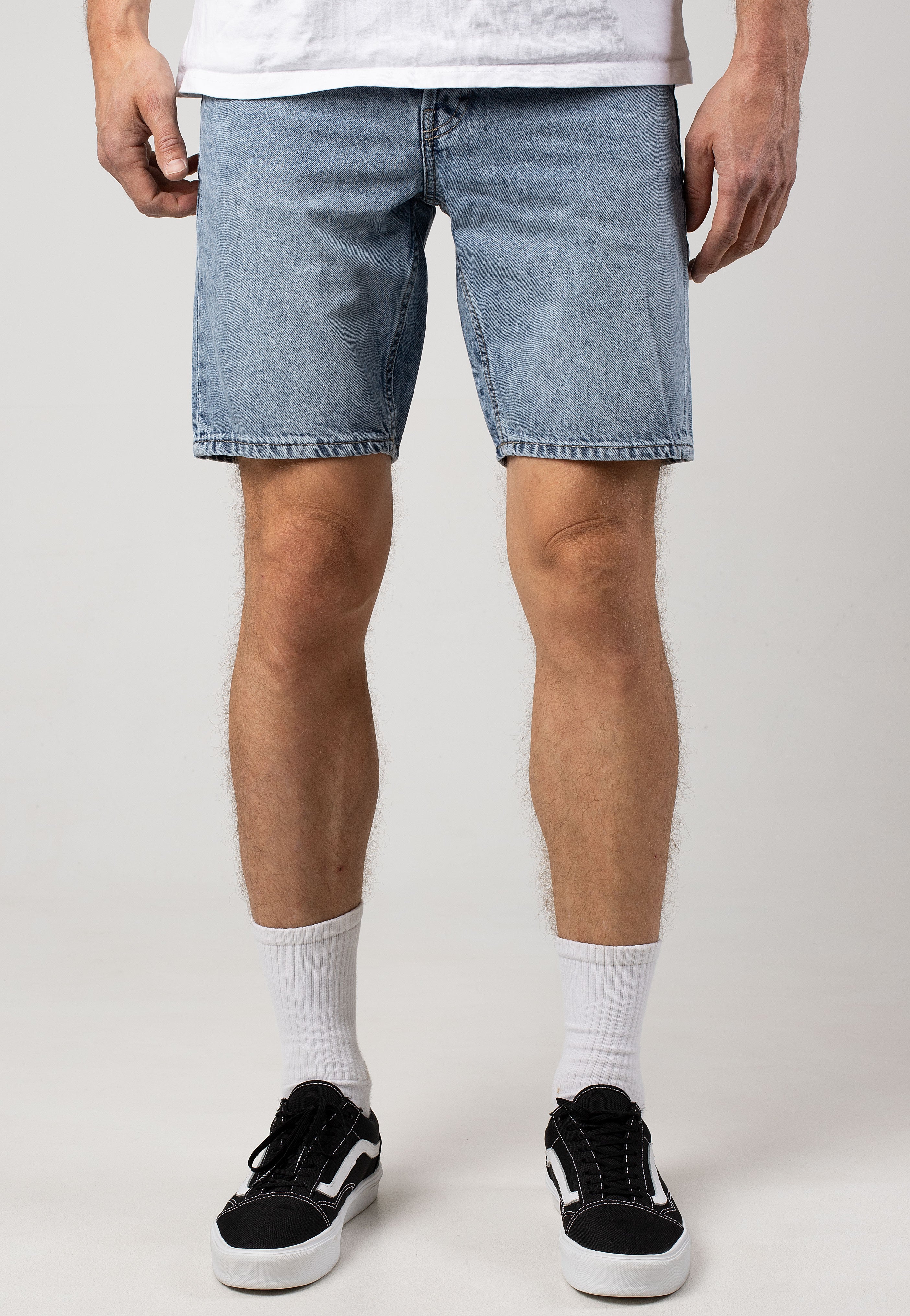 Only & Sons - Edge Box Pim Light Blue Denim - Shorts | Men-Image