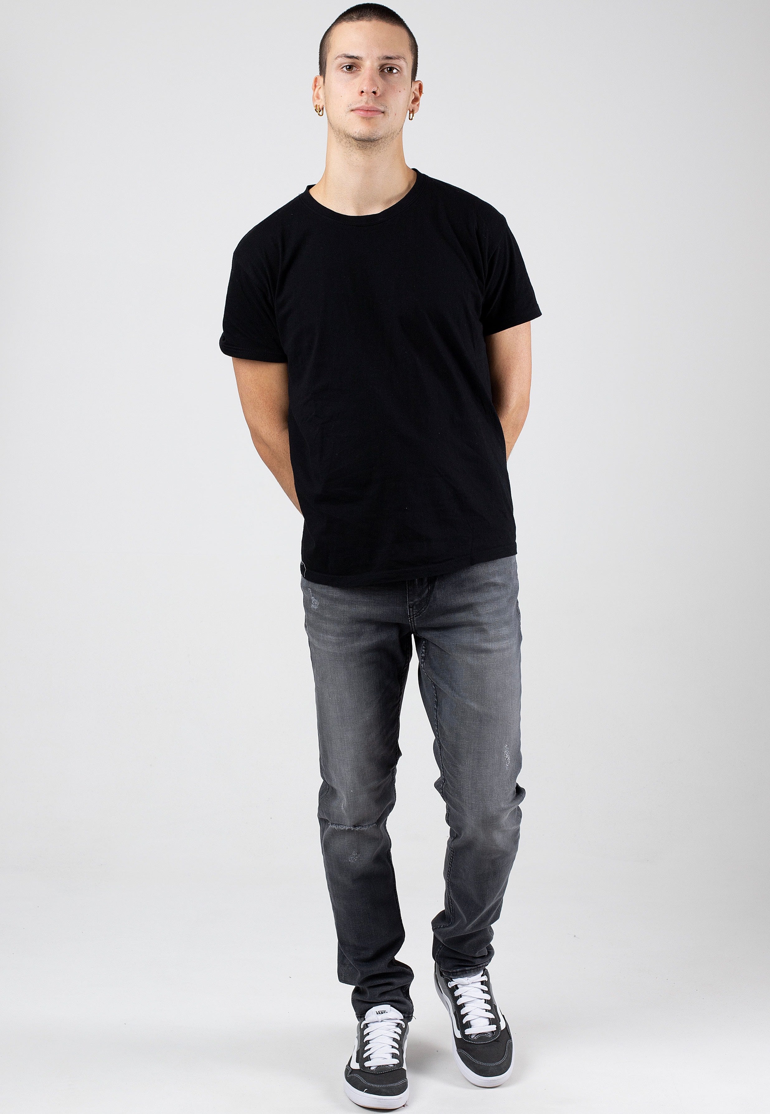 Only & Sons - Loom Slim One Dark Grey Denim - Jeans | Men-Image