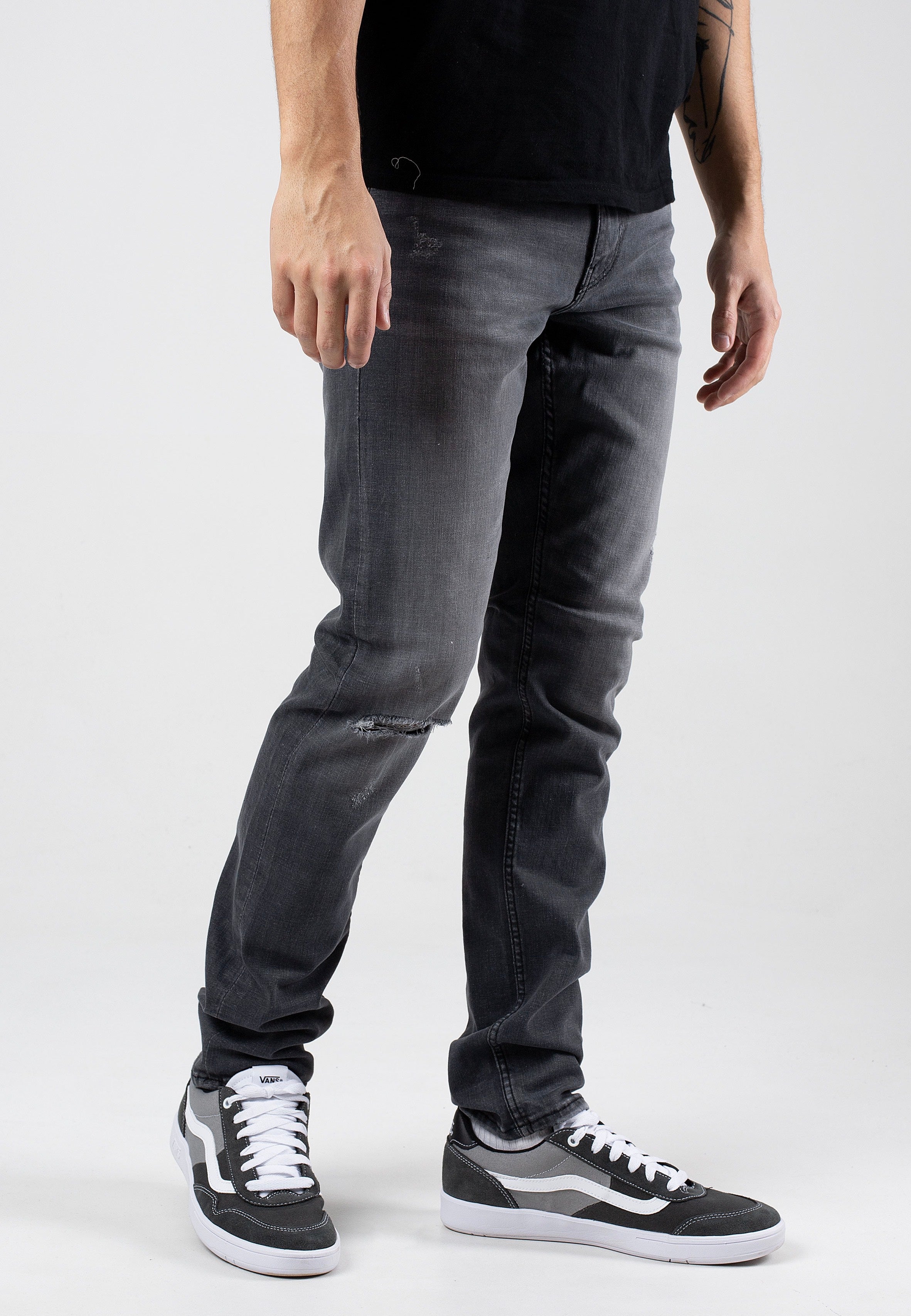 Only & Sons - Loom Slim One Dark Grey Denim - Jeans | Men-Image