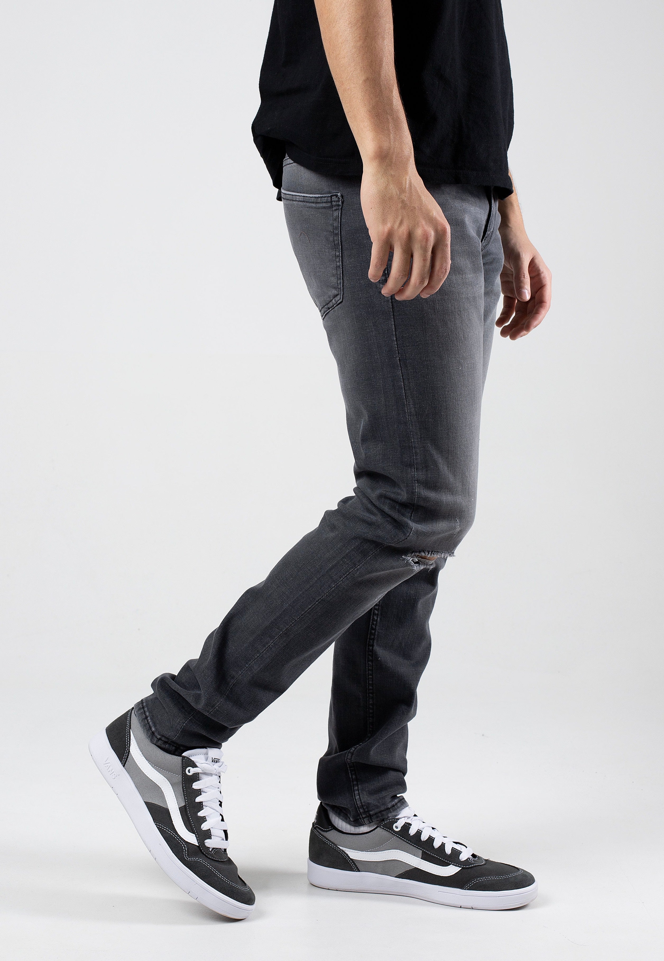 Only & Sons - Loom Slim One Dark Grey Denim - Jeans | Men-Image