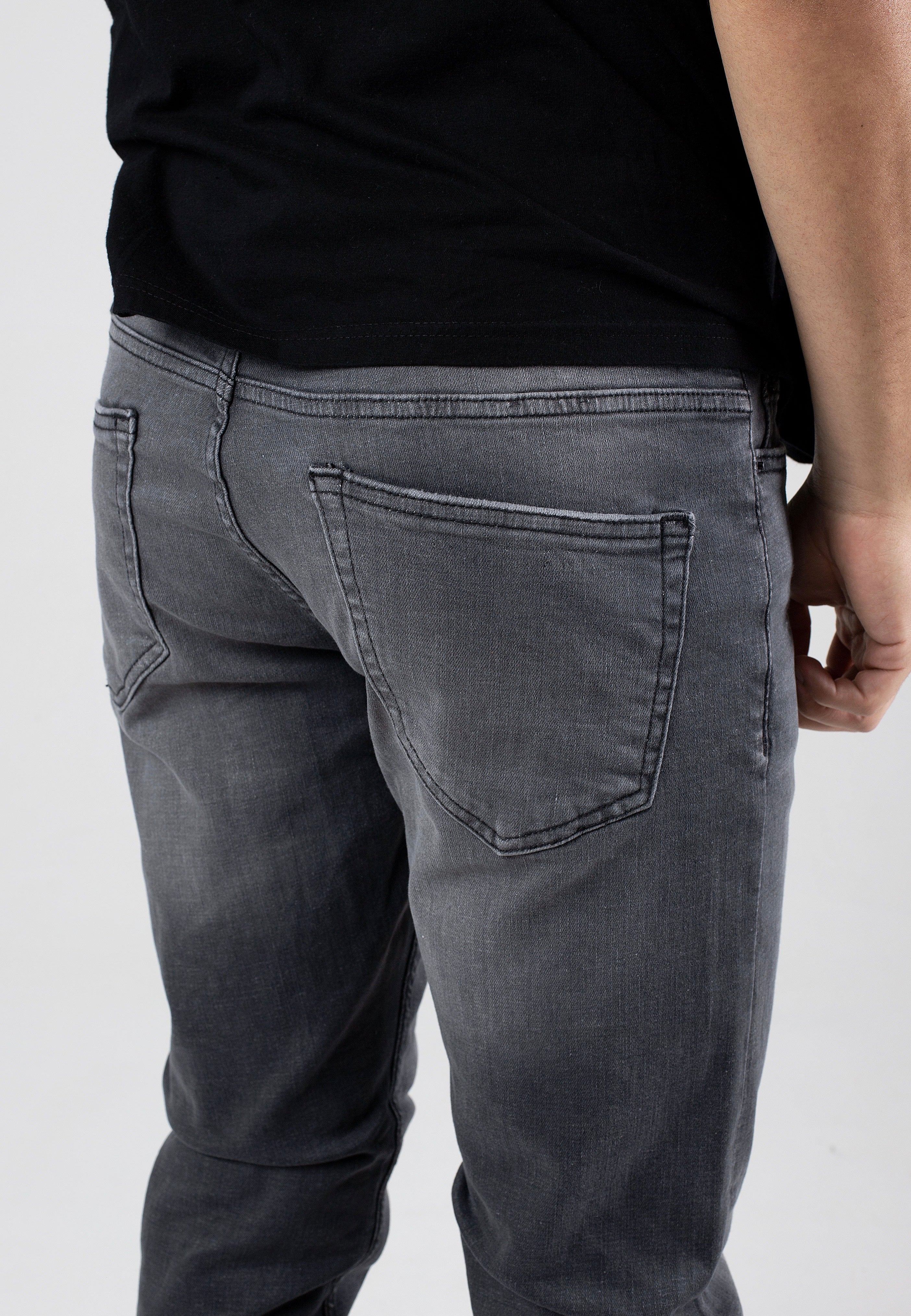 Only & Sons - Loom Slim One Dark Grey Denim - Jeans | Men-Image