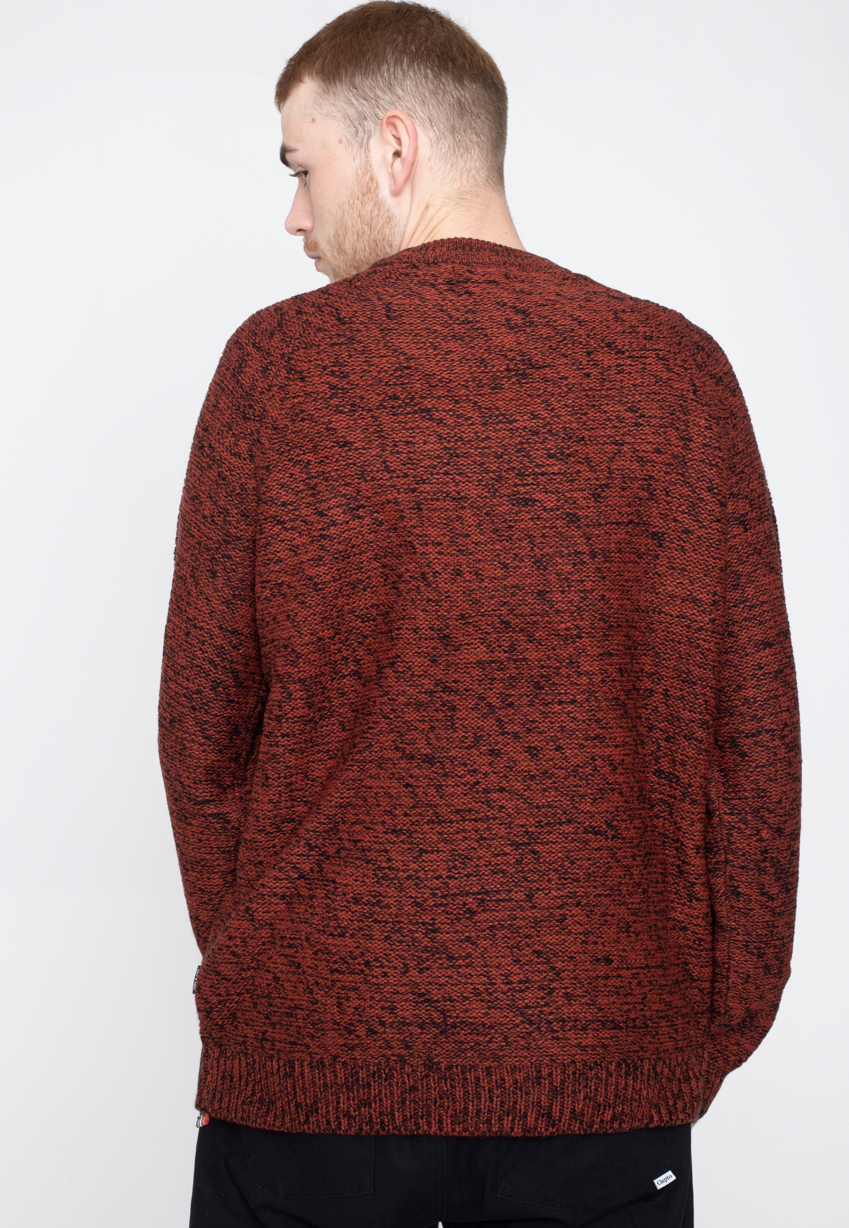 Only & Sons - Hoyt Crew Multi Knit Burnt Henna - Pullover | Men-Image