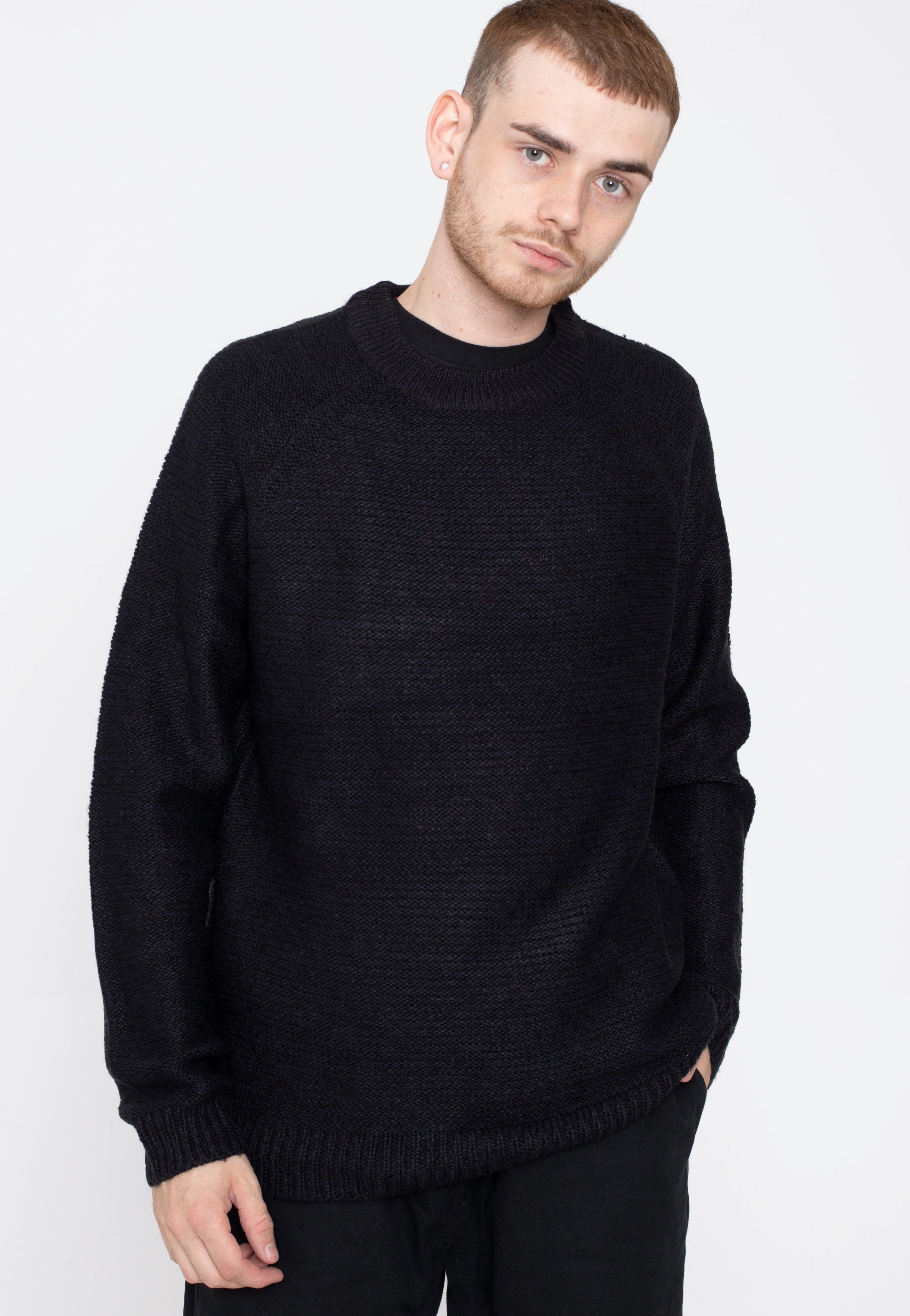 Only & Sons - Hoyt Crew Multi Knit Dark Navy - Pullover | Men-Image