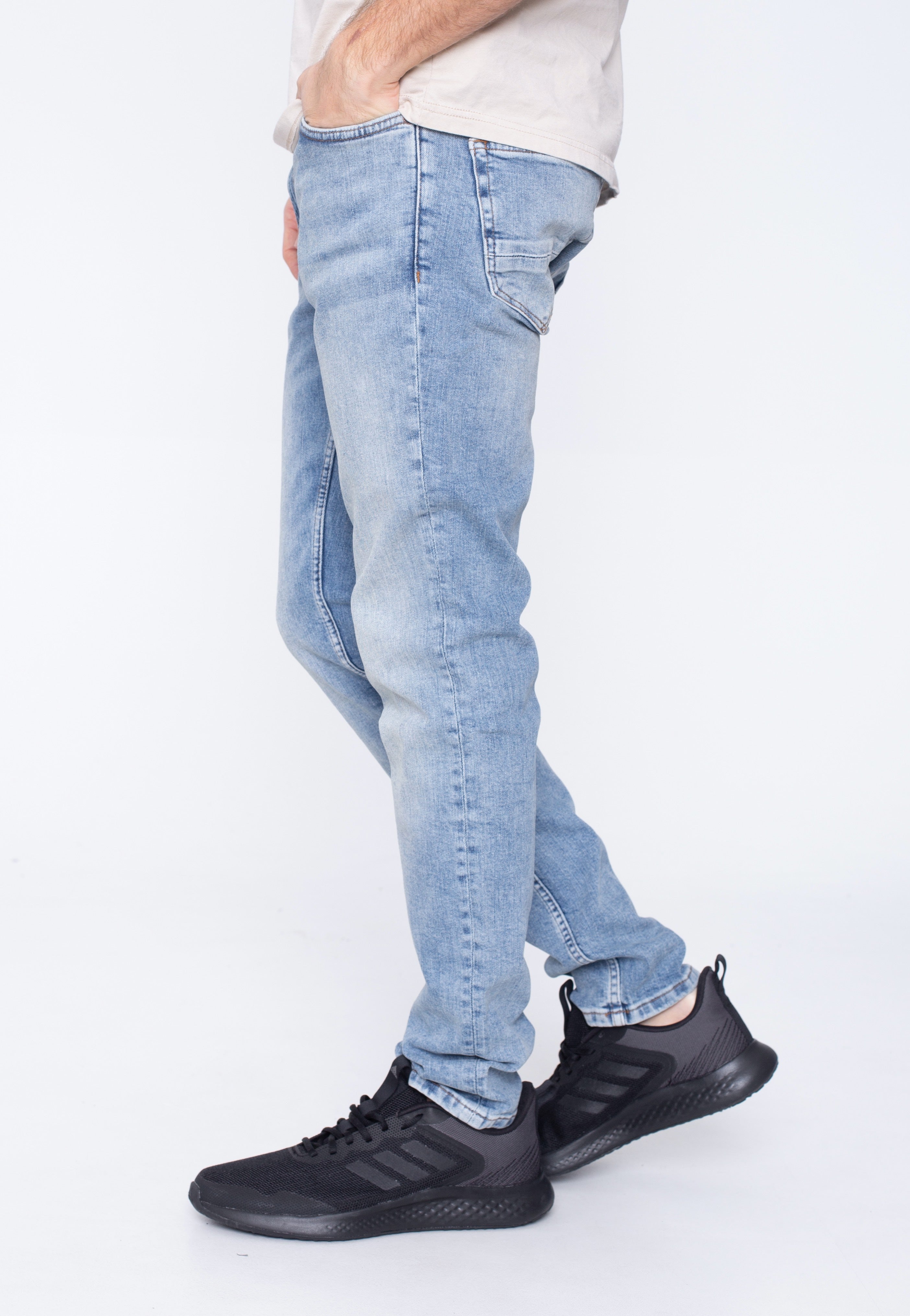 Only & Sons - Loom Slim Blue Wash Blue Denim - Jeans | Men-Image