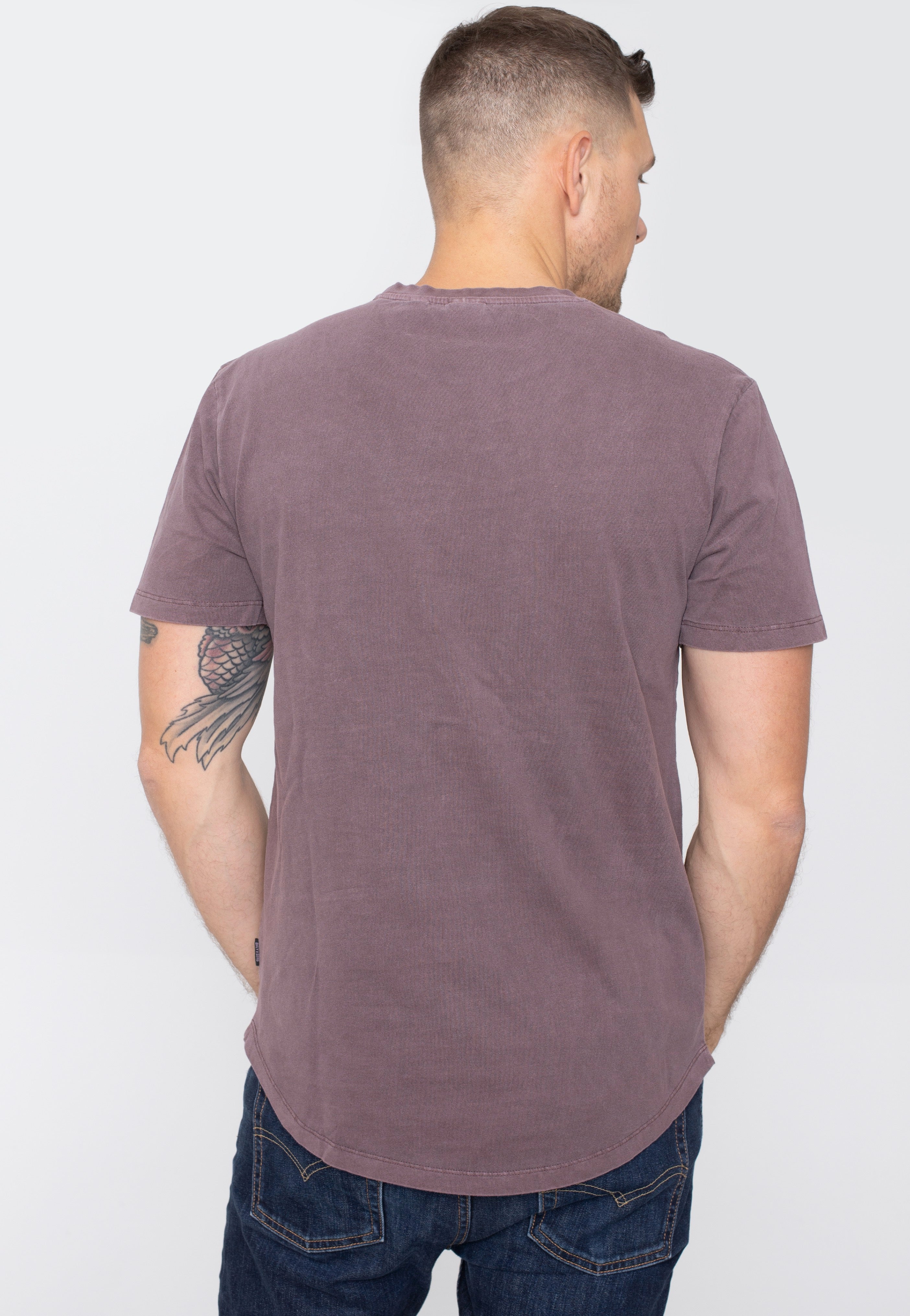 Only & Sons - Ron Life Longy Huckleberry - T-Shirt | Men-Image