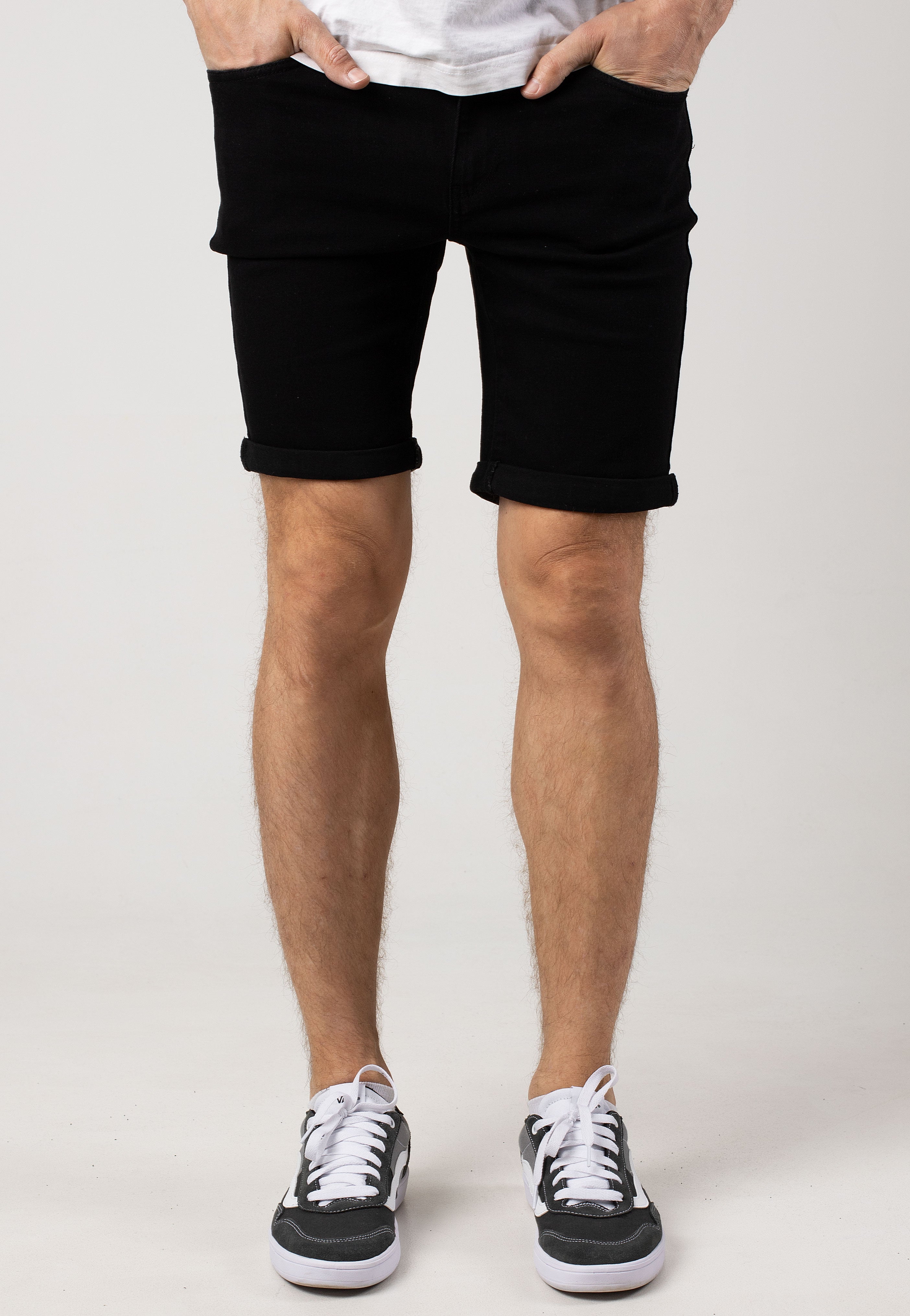 Only & Sons - Ply Black Denim - Shorts | Men-Image