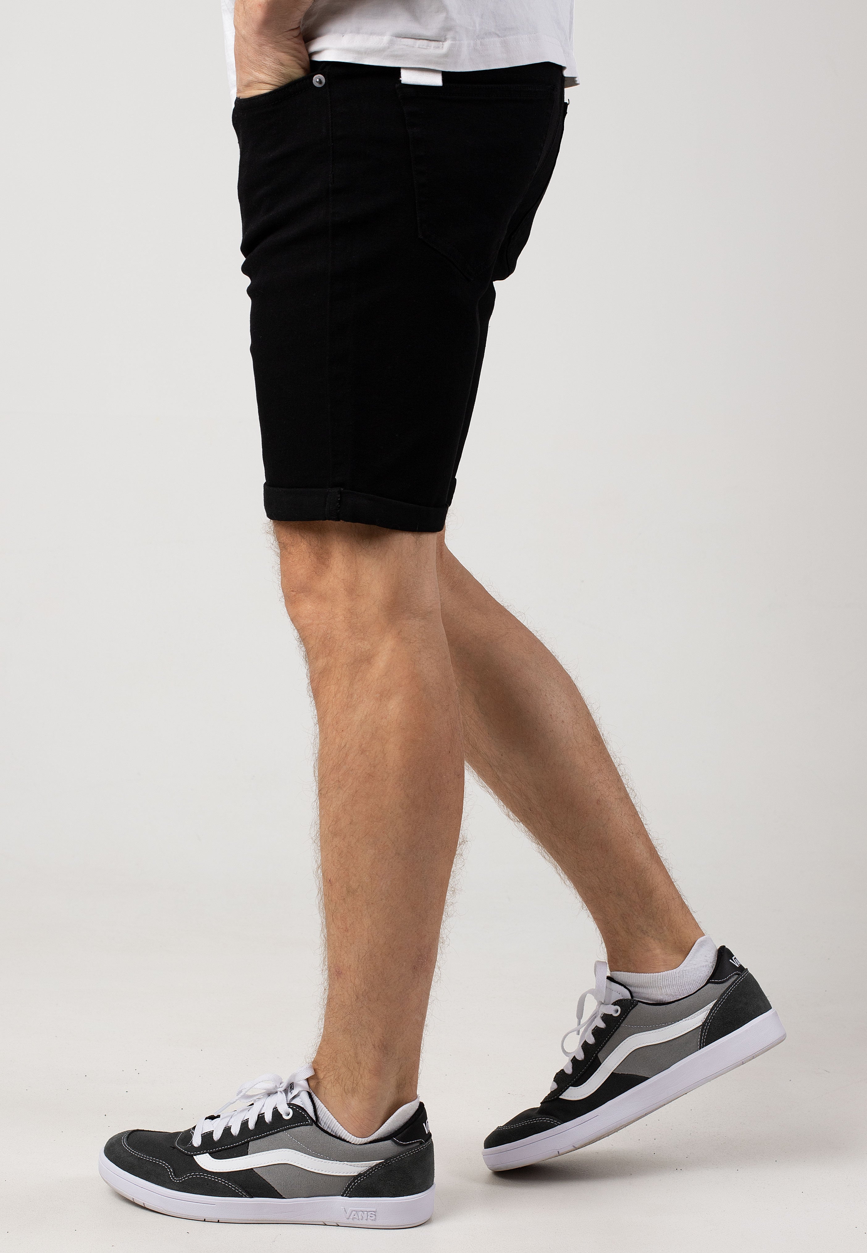 Only & Sons - Ply Black Denim - Shorts | Men-Image