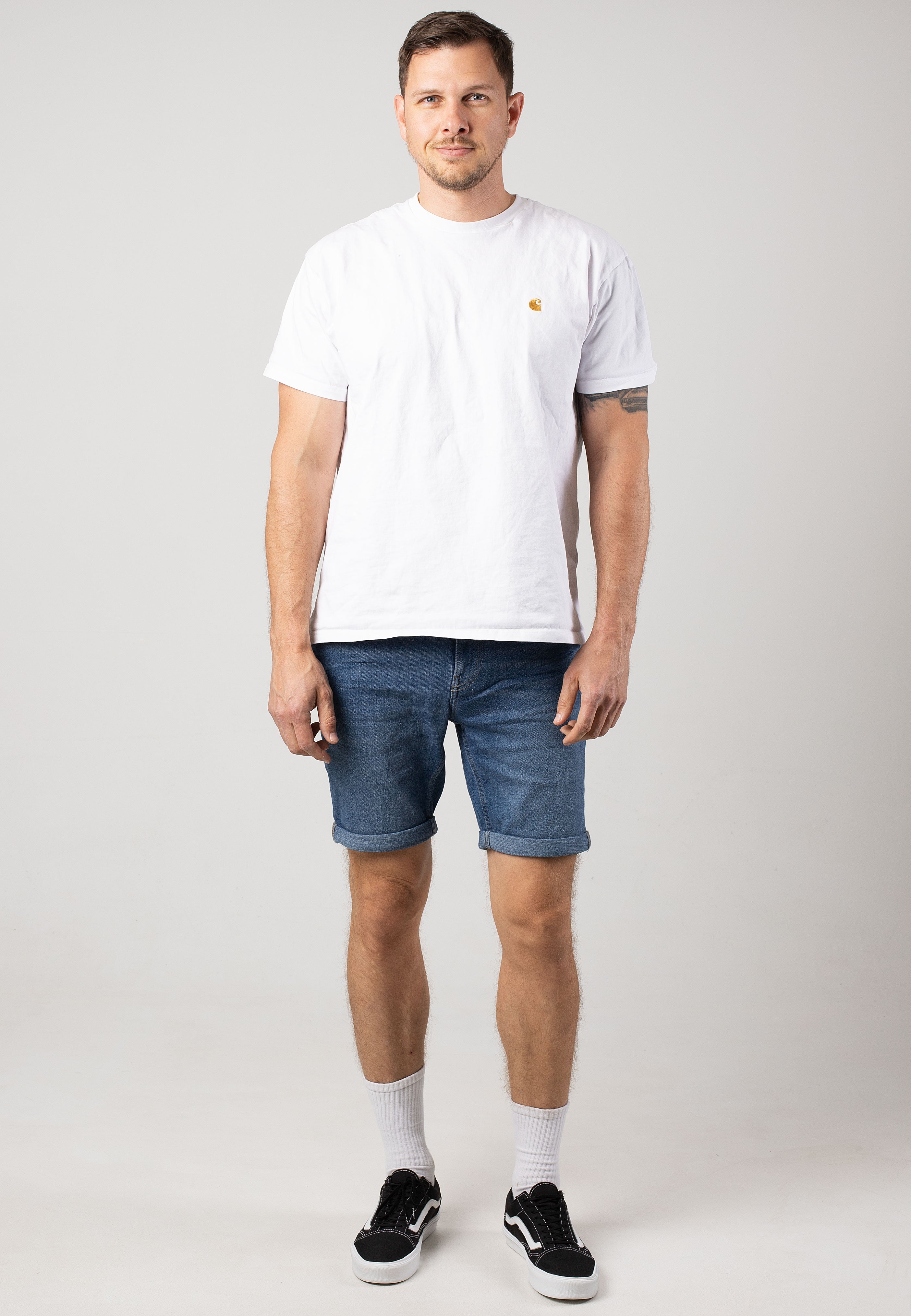 Only & Sons - Ply Box Pim Light Blue Denim - Shorts | Men-Image