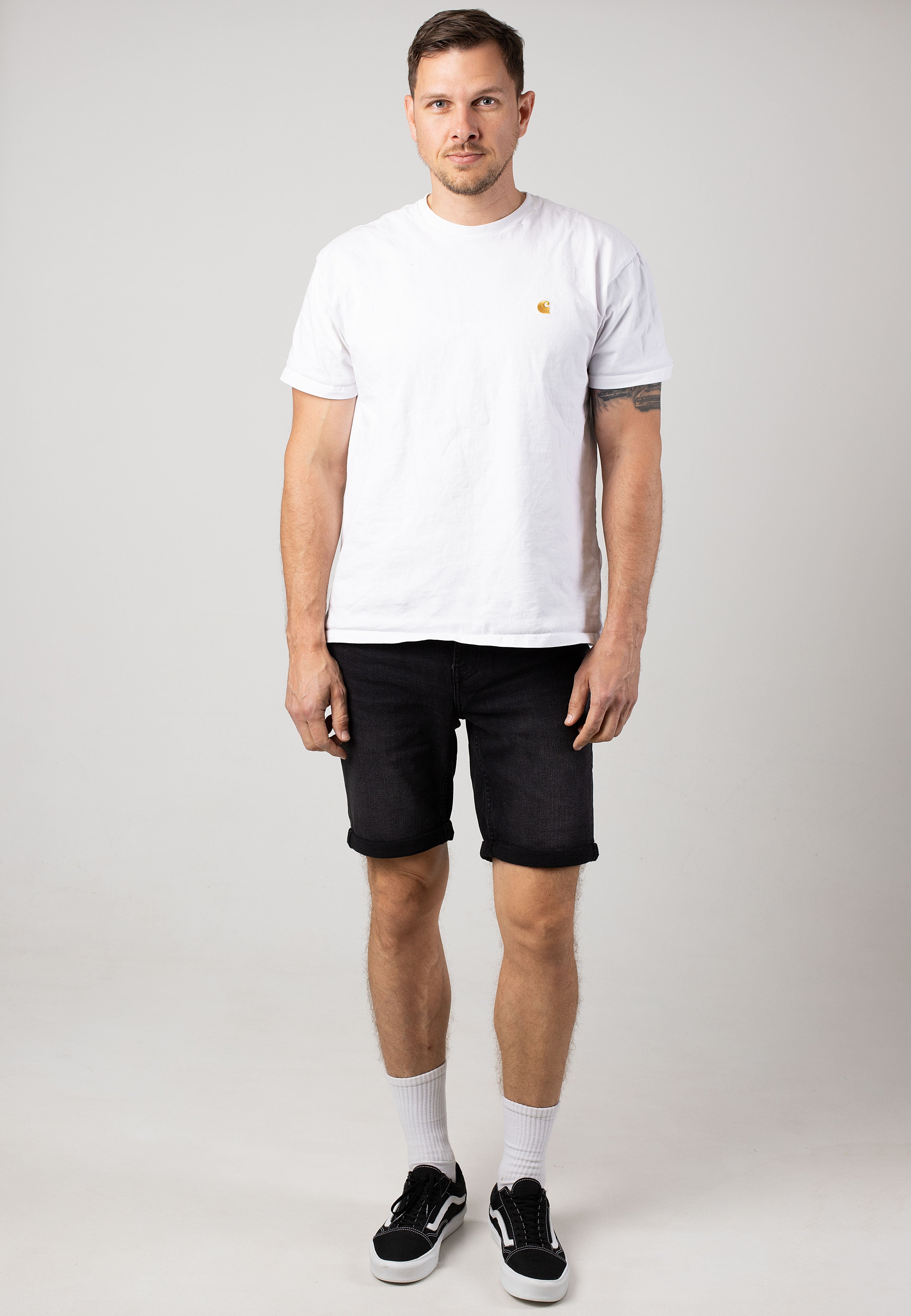 Only & Sons - Ply Box Pim Washed Black - Shorts | Men-Image