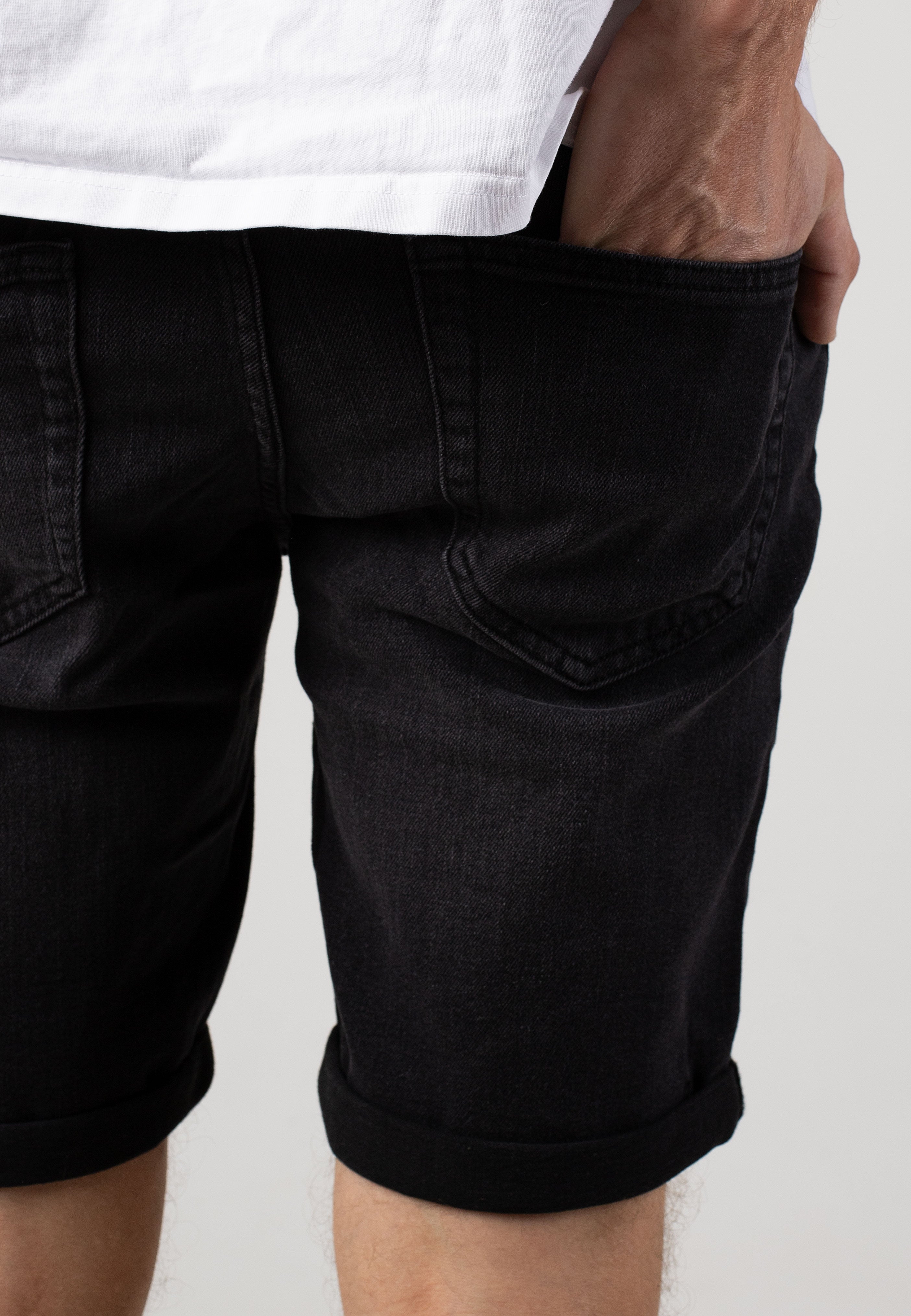 Only & Sons - Ply Box Pim Washed Black - Shorts | Men-Image