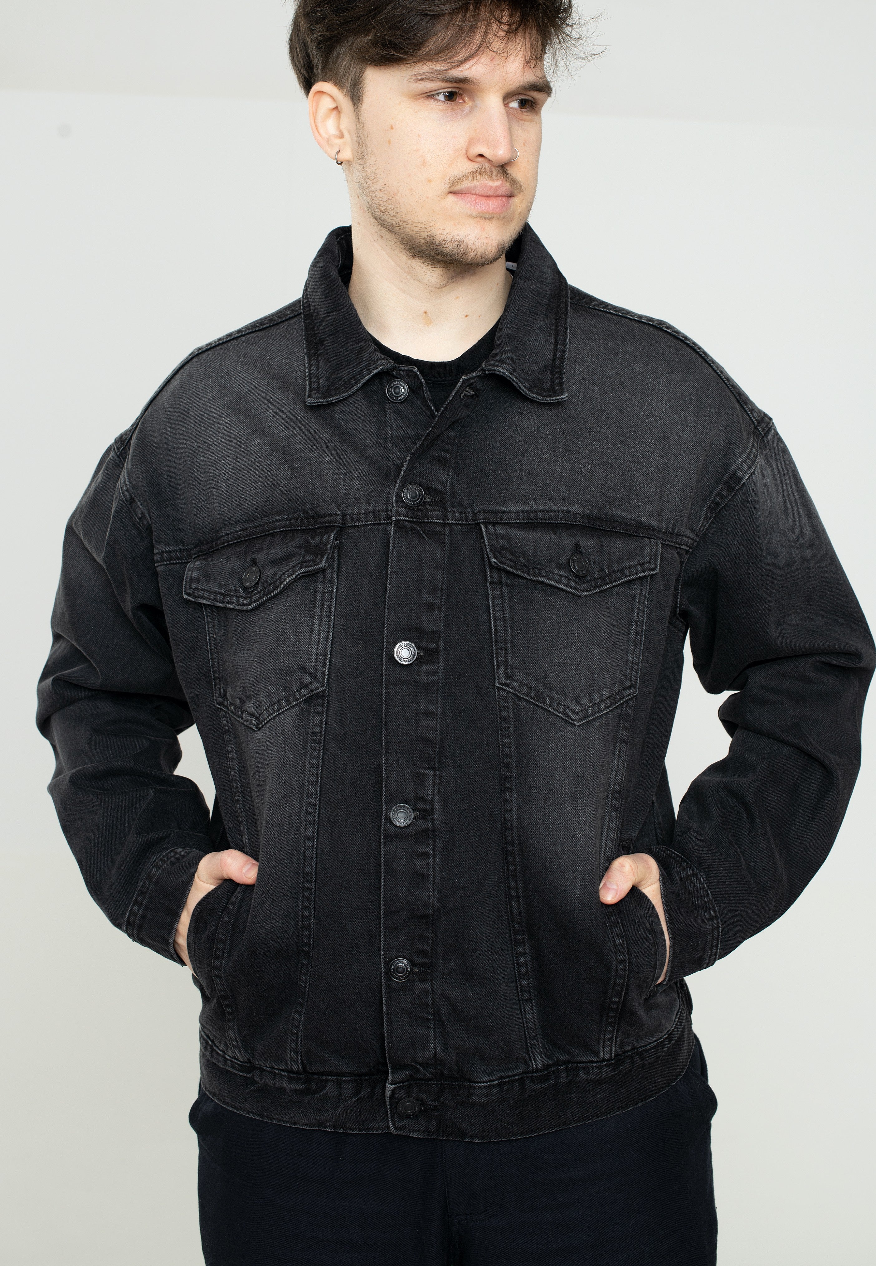 Only & Sons - Rick Ovz Black - Jeans Jacket | Men-Image