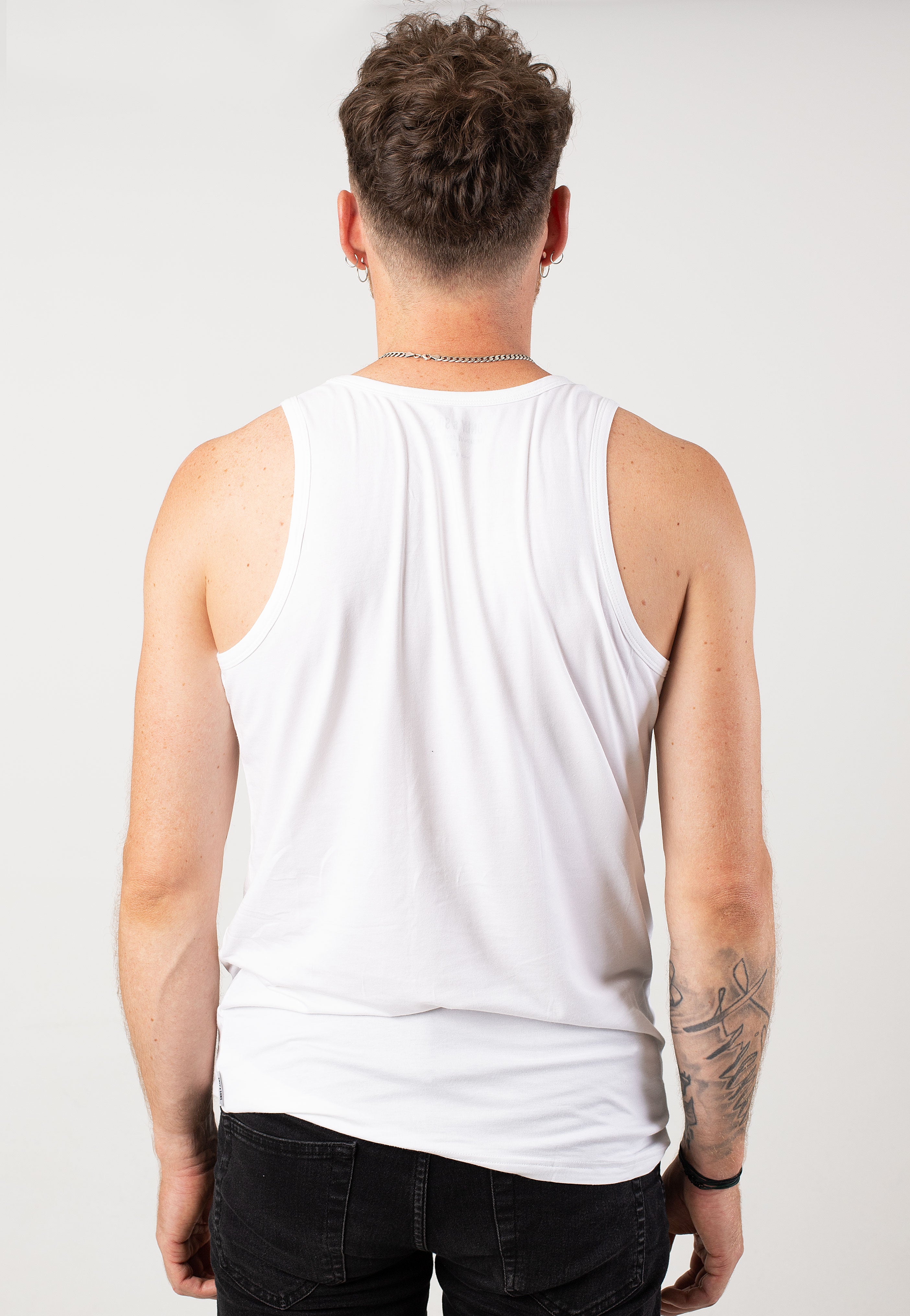 Only & Sons - Theo Reg Bamboo Pack Of 2 White - Tank | Men-Image