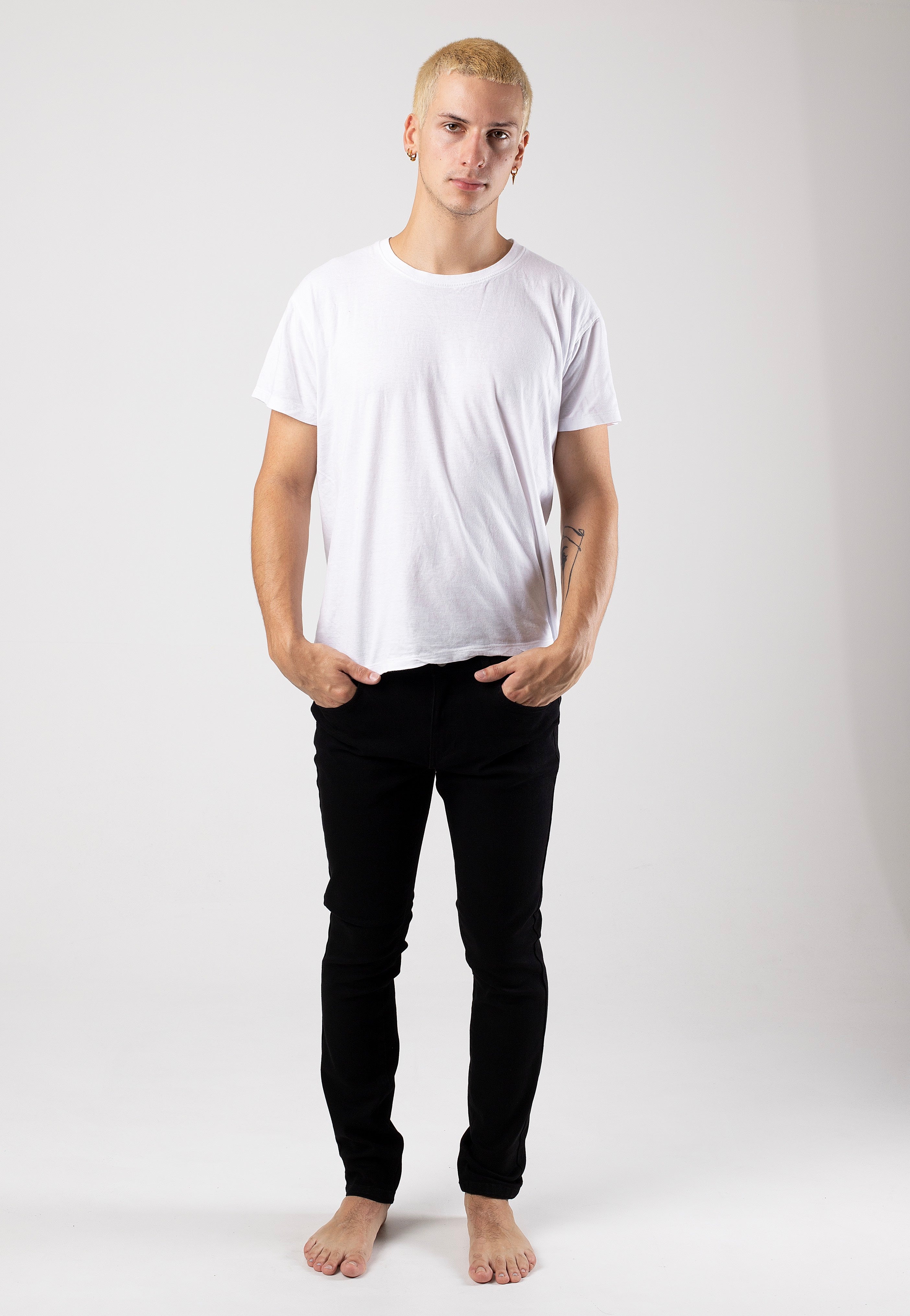 Only & Sons - Warp Skinny Black Denim - Jeans | Men-Image