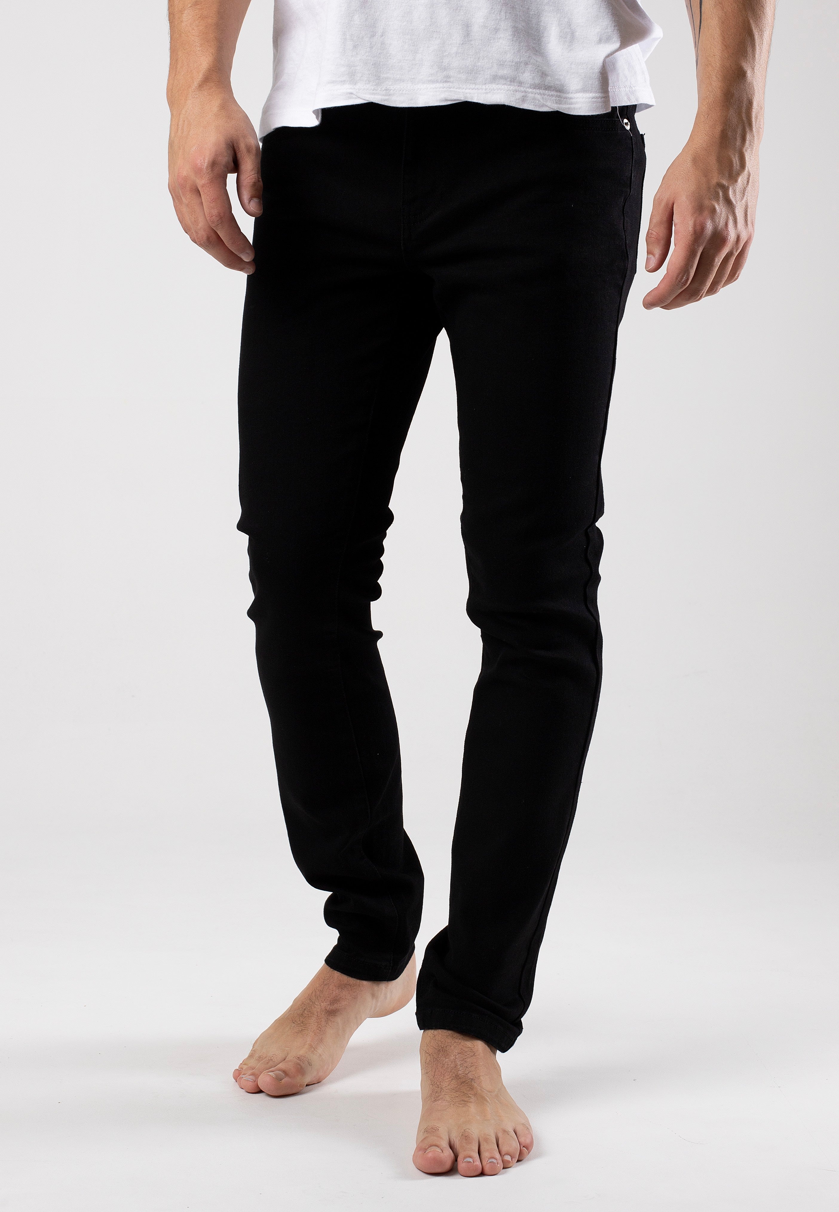 Only & Sons - Warp Skinny Black Denim - Jeans | Men-Image