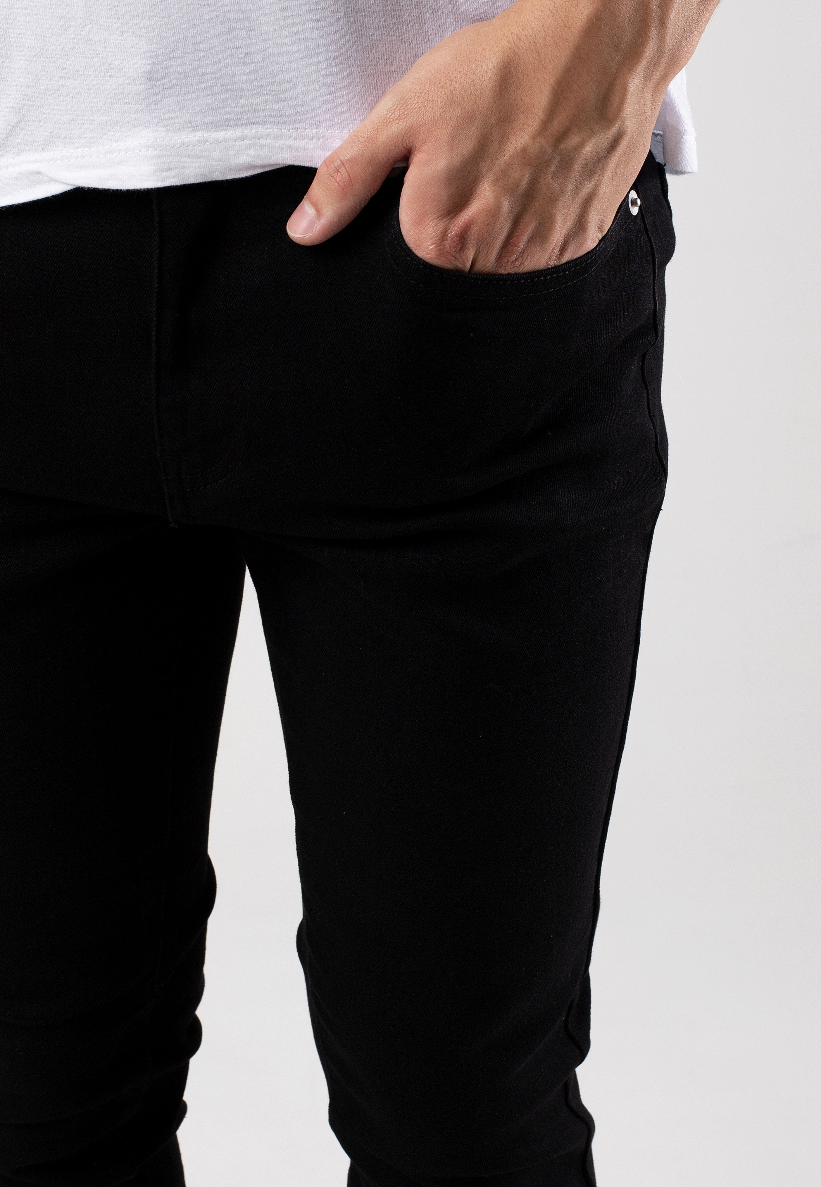 Only & Sons - Warp Skinny Black Denim - Jeans | Men-Image