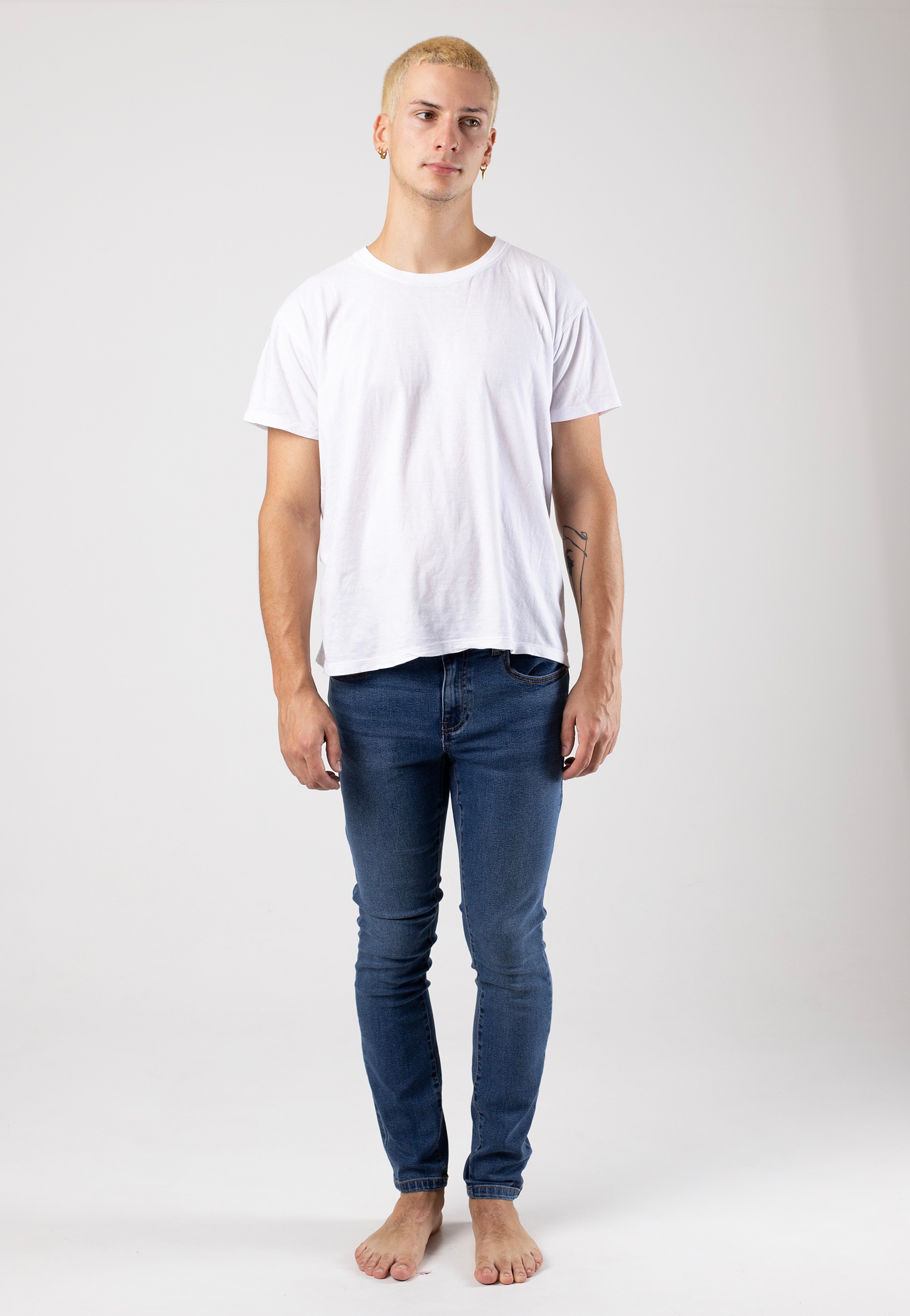 Only & Sons - Warp Skinny Medium Blue Denim - Jeans | Men-Image