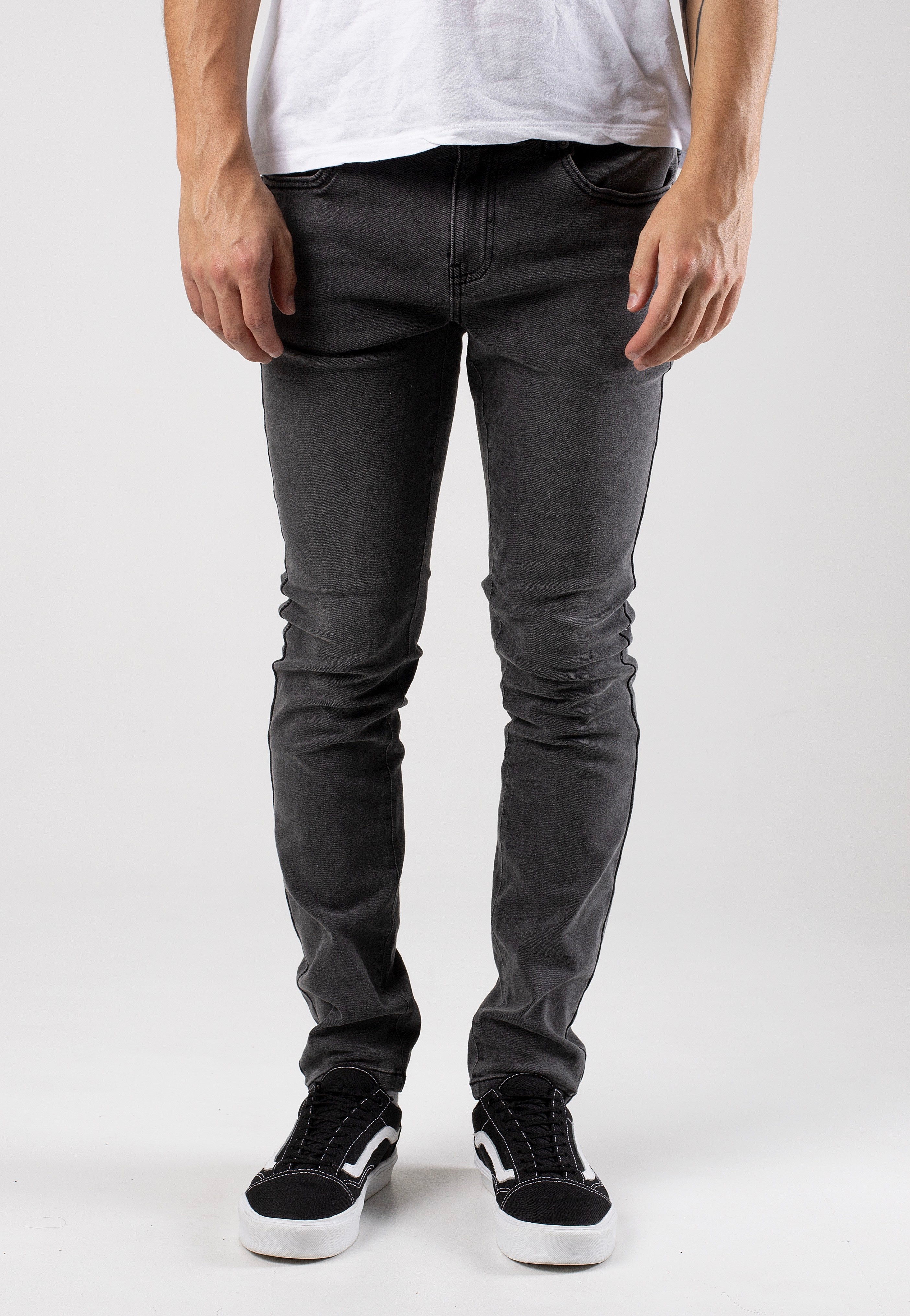 Only & Sons - Warp Skinny Medium Grey Denim - Jeans | Men-Image