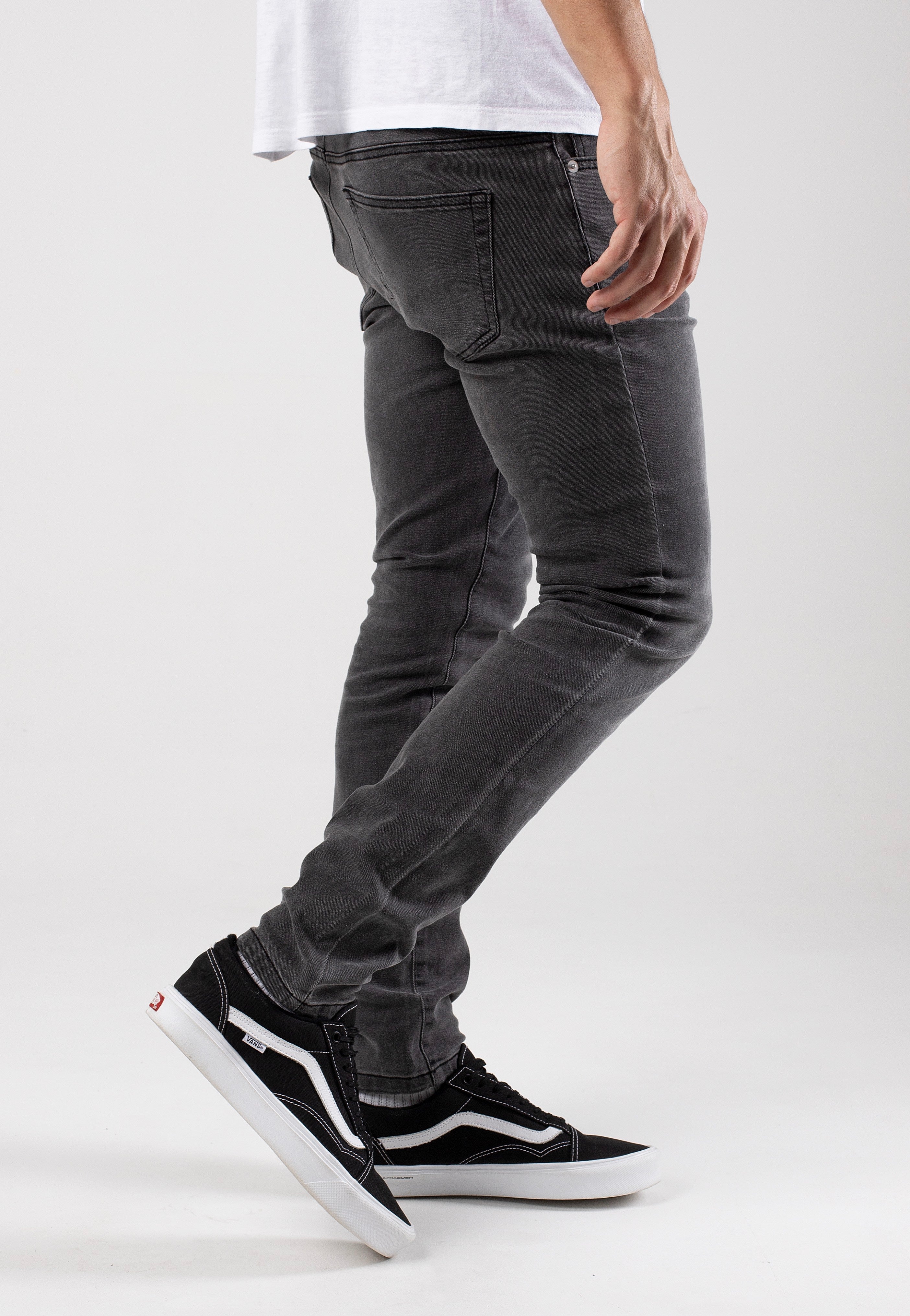 Only & Sons - Warp Skinny Medium Grey Denim - Jeans | Men-Image