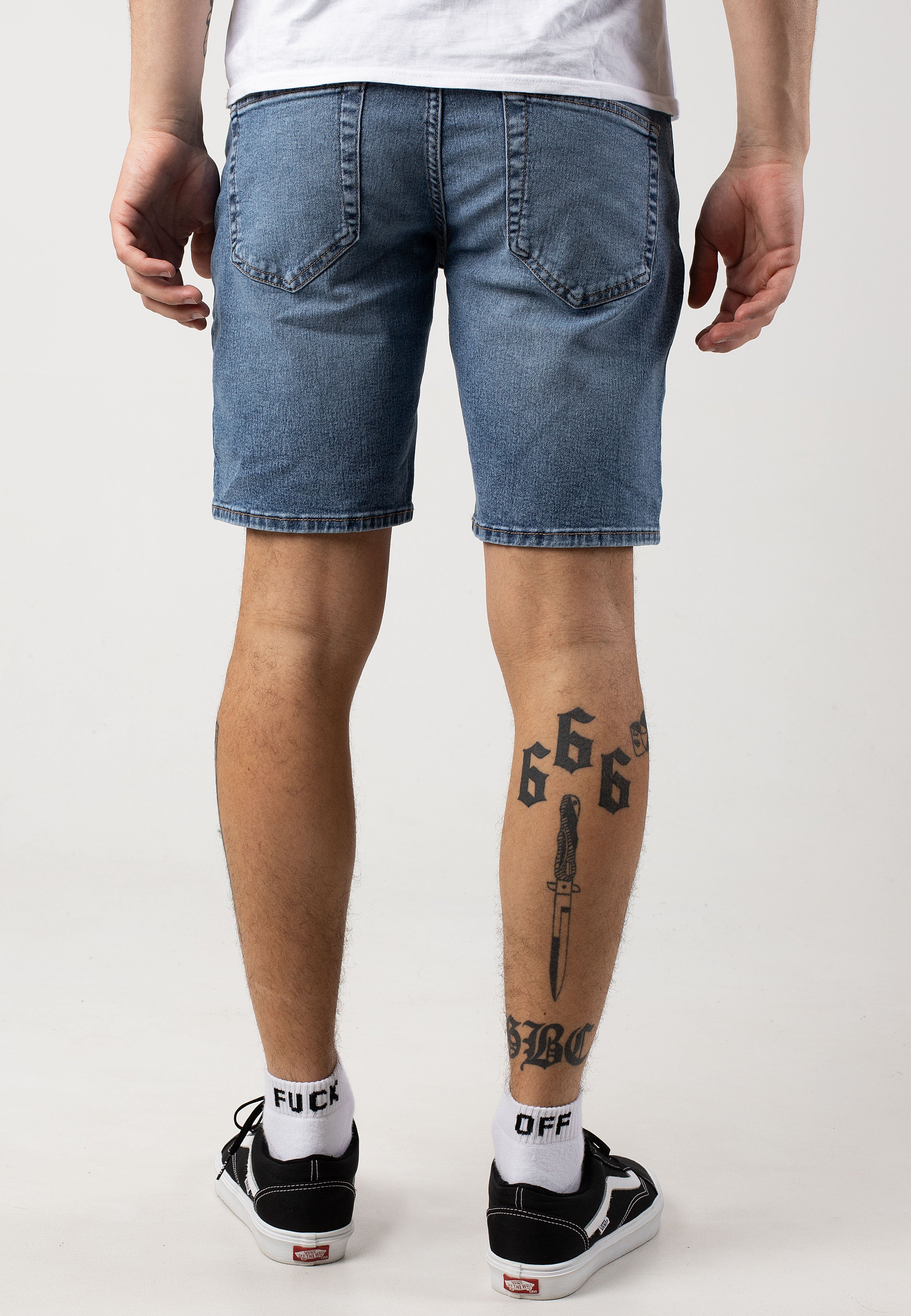 Only & Sons - Weft Medium Blue Denim - Shorts | Men-Image