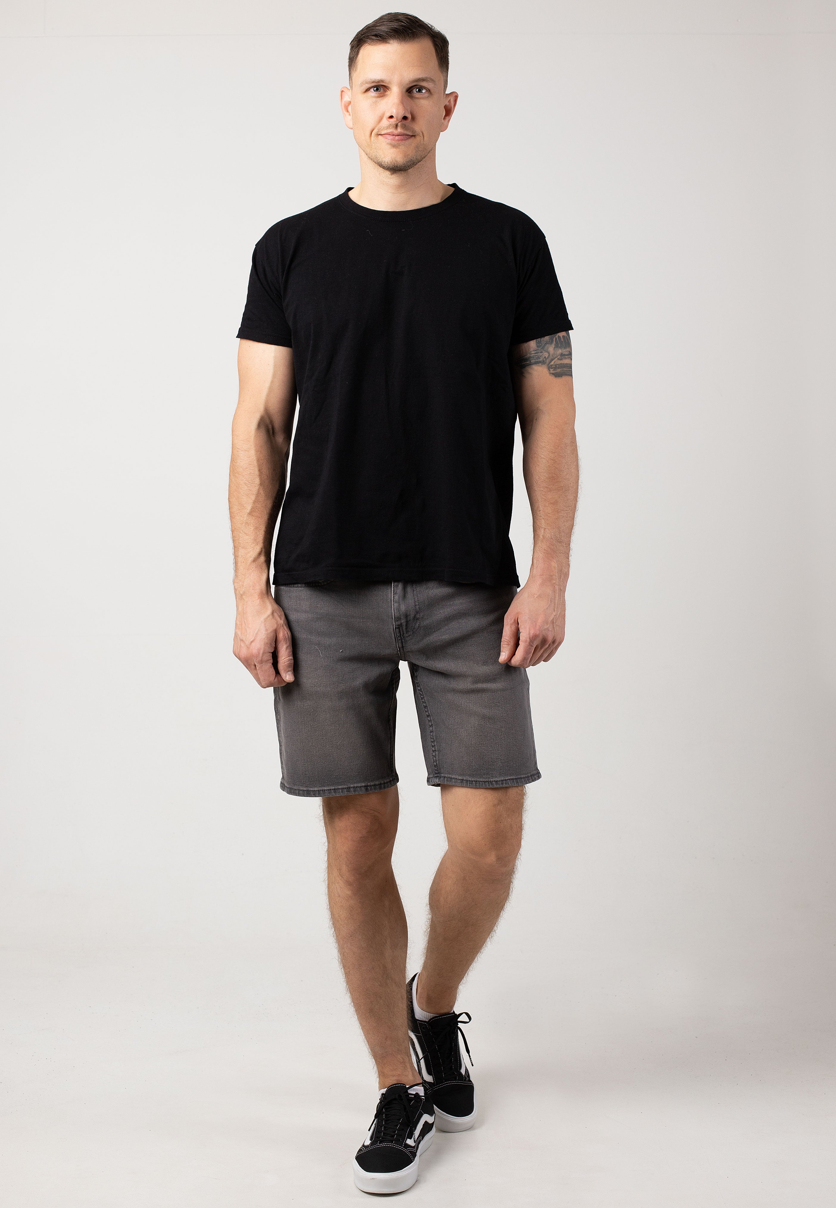 Only & Sons - Weft Medium Grey Denim - Shorts | Men-Image