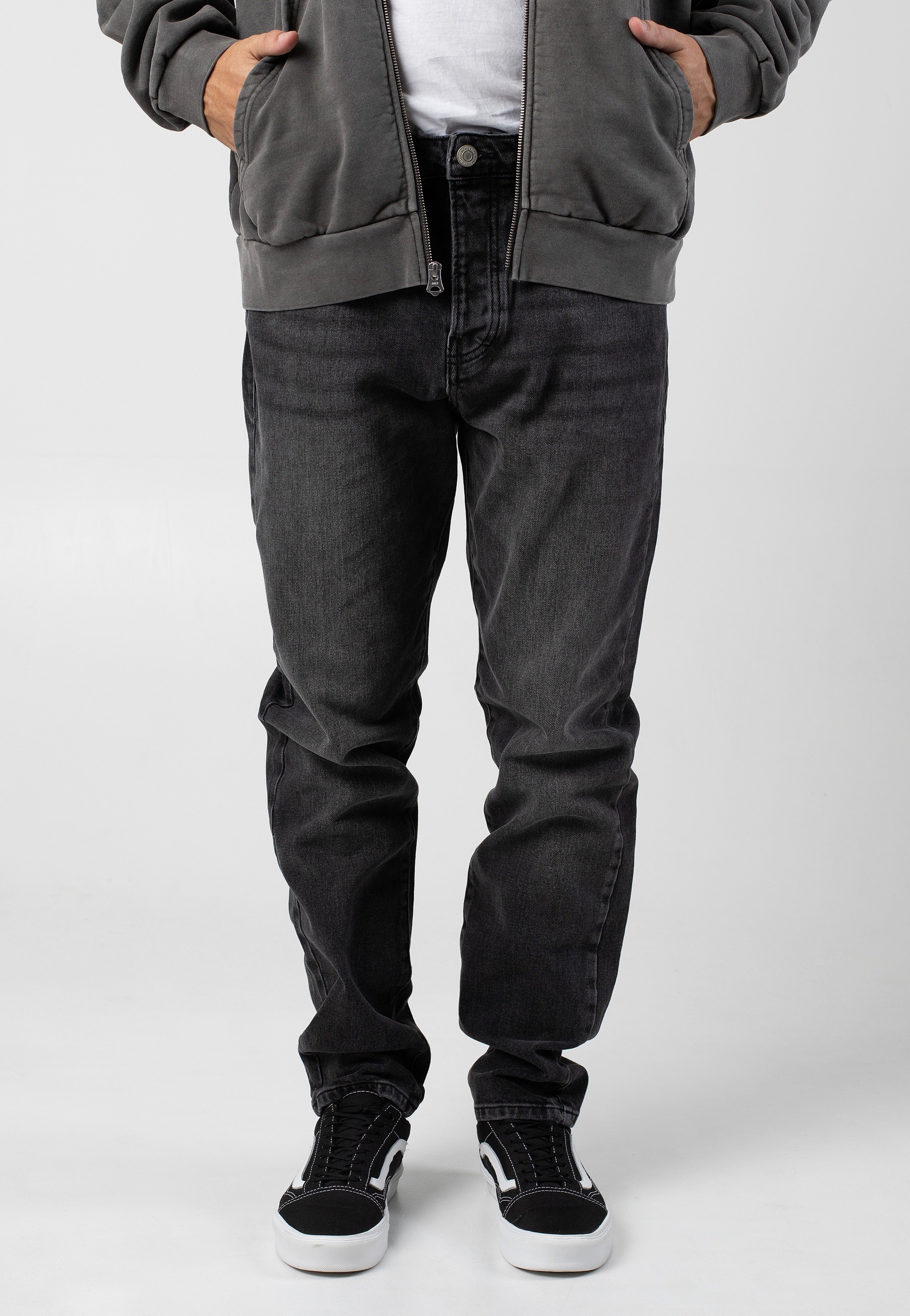 Only & Sons - Yoke Tapered Black Denim - Jeans | Men-Image