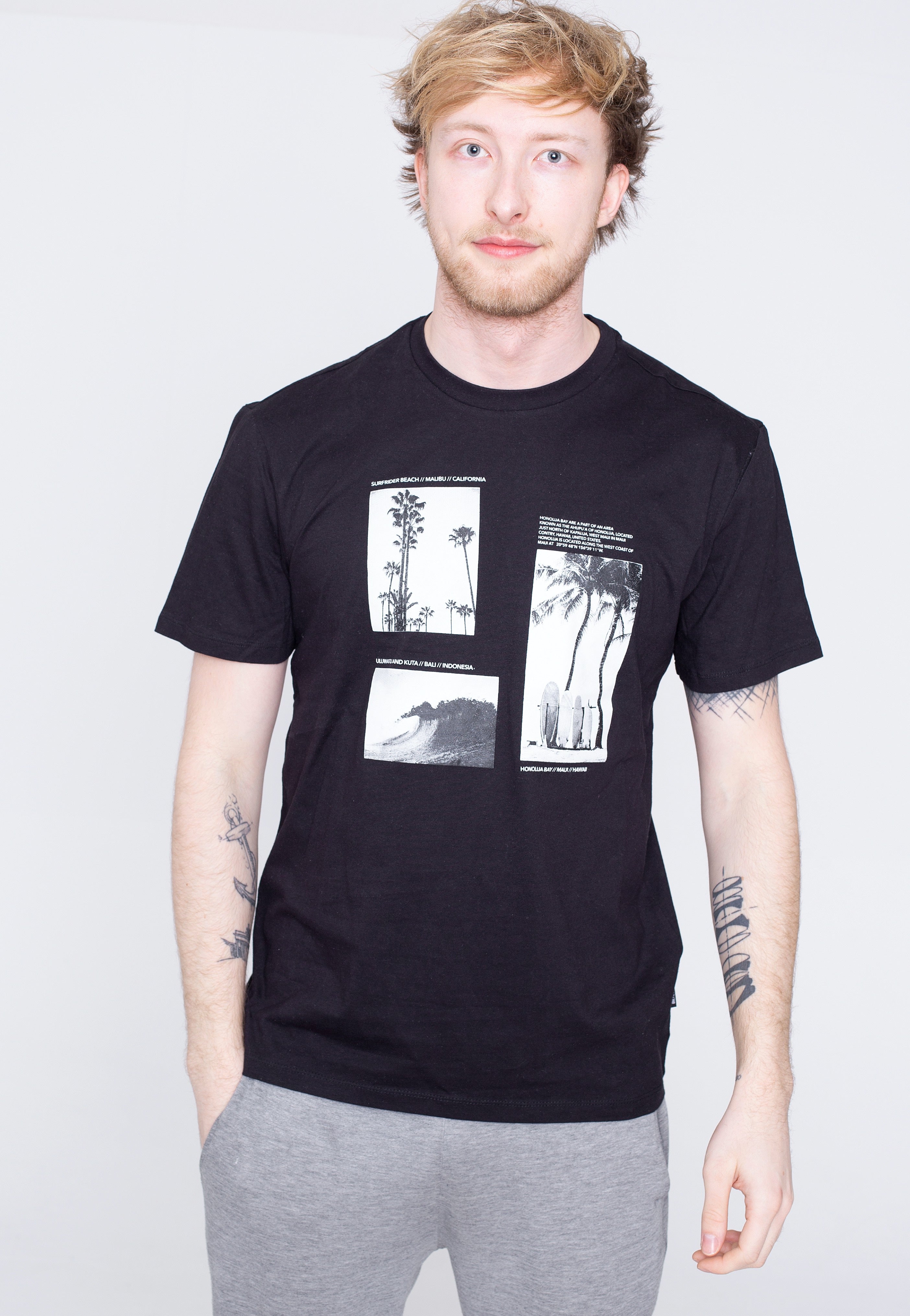 Only & Sons - Ivey Black - T-Shirt | Men-Image