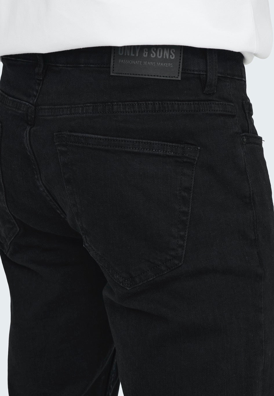 Only & Sons - Weft Reg Black Denim - Jeans | Men-Image