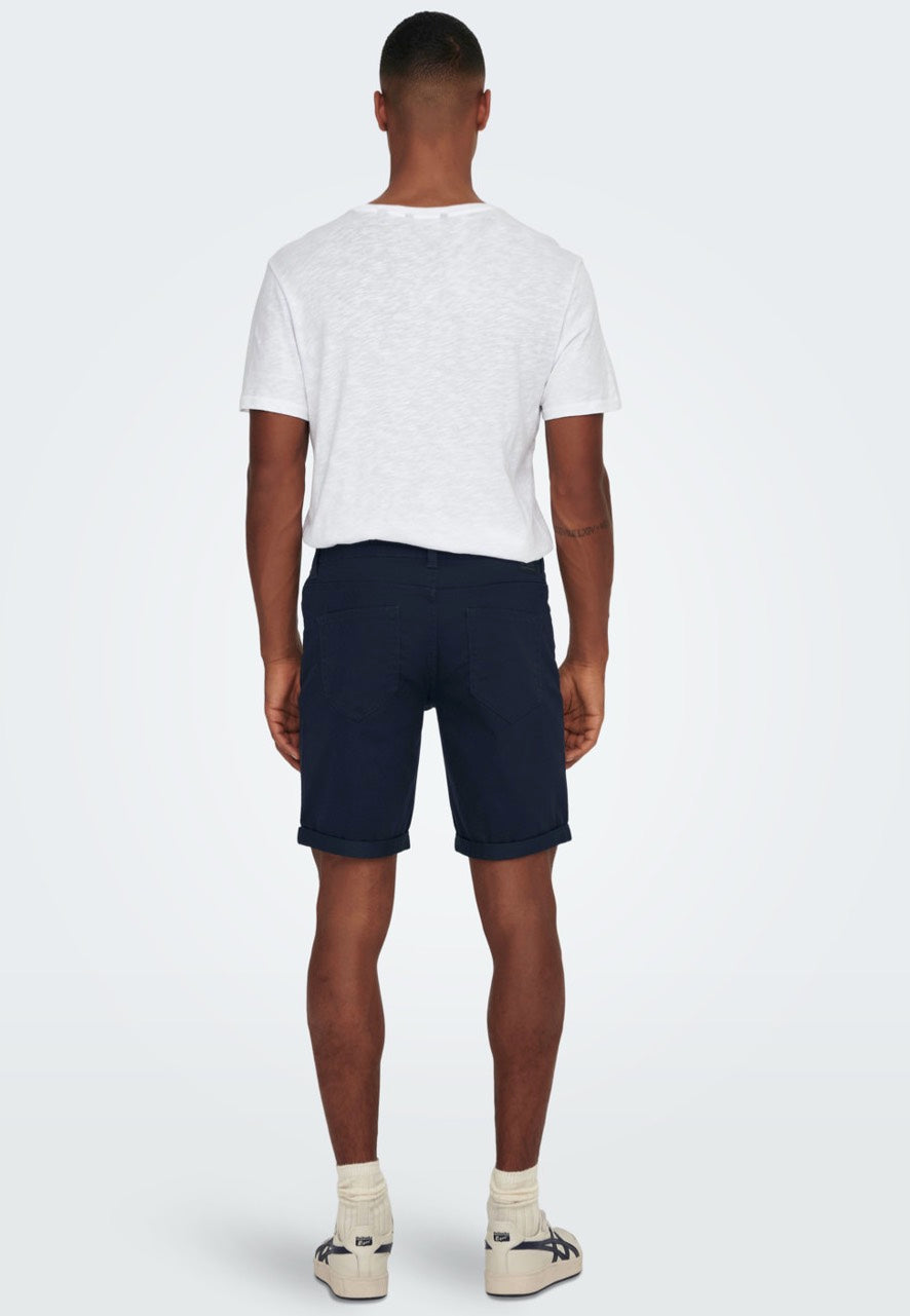 Only & Sons - Ply Life Reg Twill Dark Navy - Shorts | Men-Image