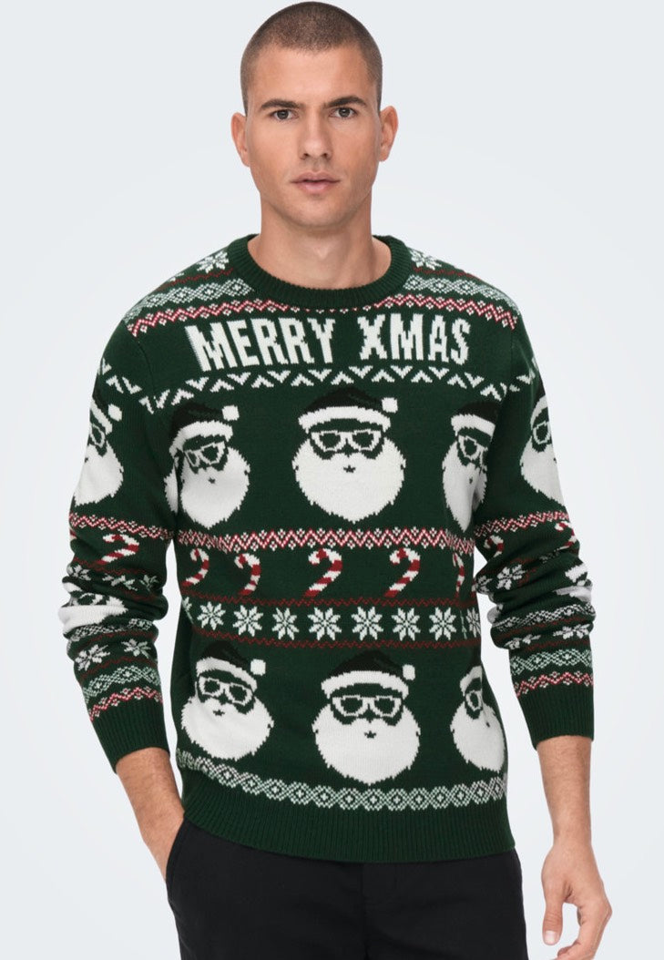 Only & Sons - Xmas Santa Jaq Reg Eden - Pullover | Men-Image