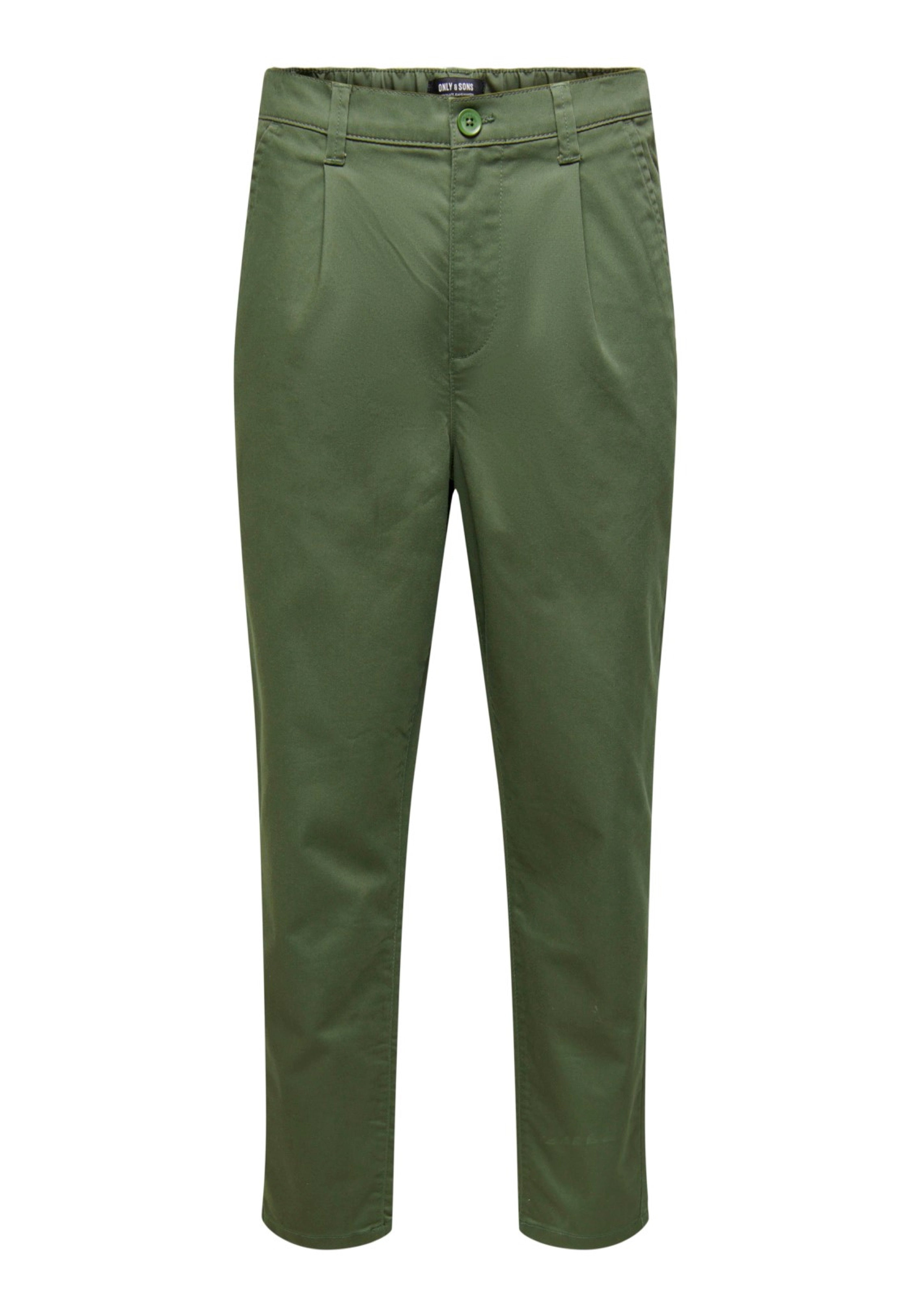 Only & Sons - Dew Chino Tapered Olive Night - Pants | Men-Image