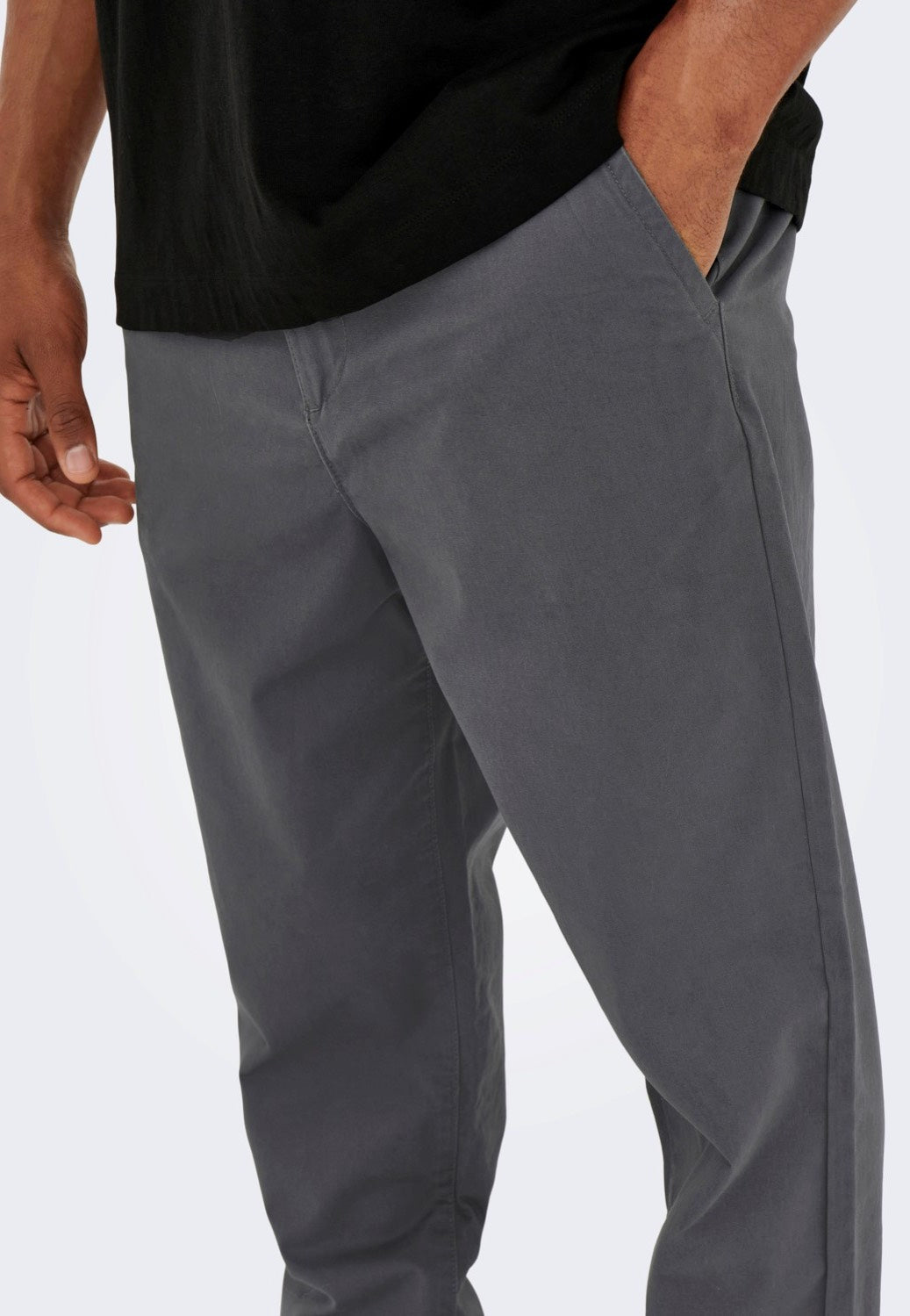 Only & Sons - Cam Dew Grey Pinstripe - Pants | Men-Image