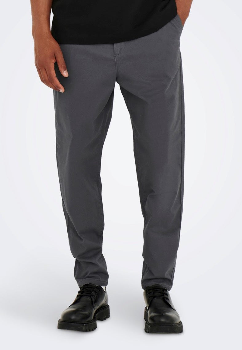 Only & Sons - Cam Dew Grey Pinstripe - Pants | Men-Image