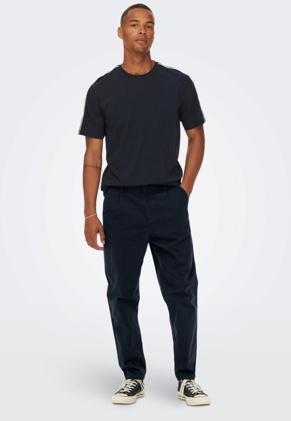 Only & Sons - Cam Dew Dark Navy - Pants | Men-Image