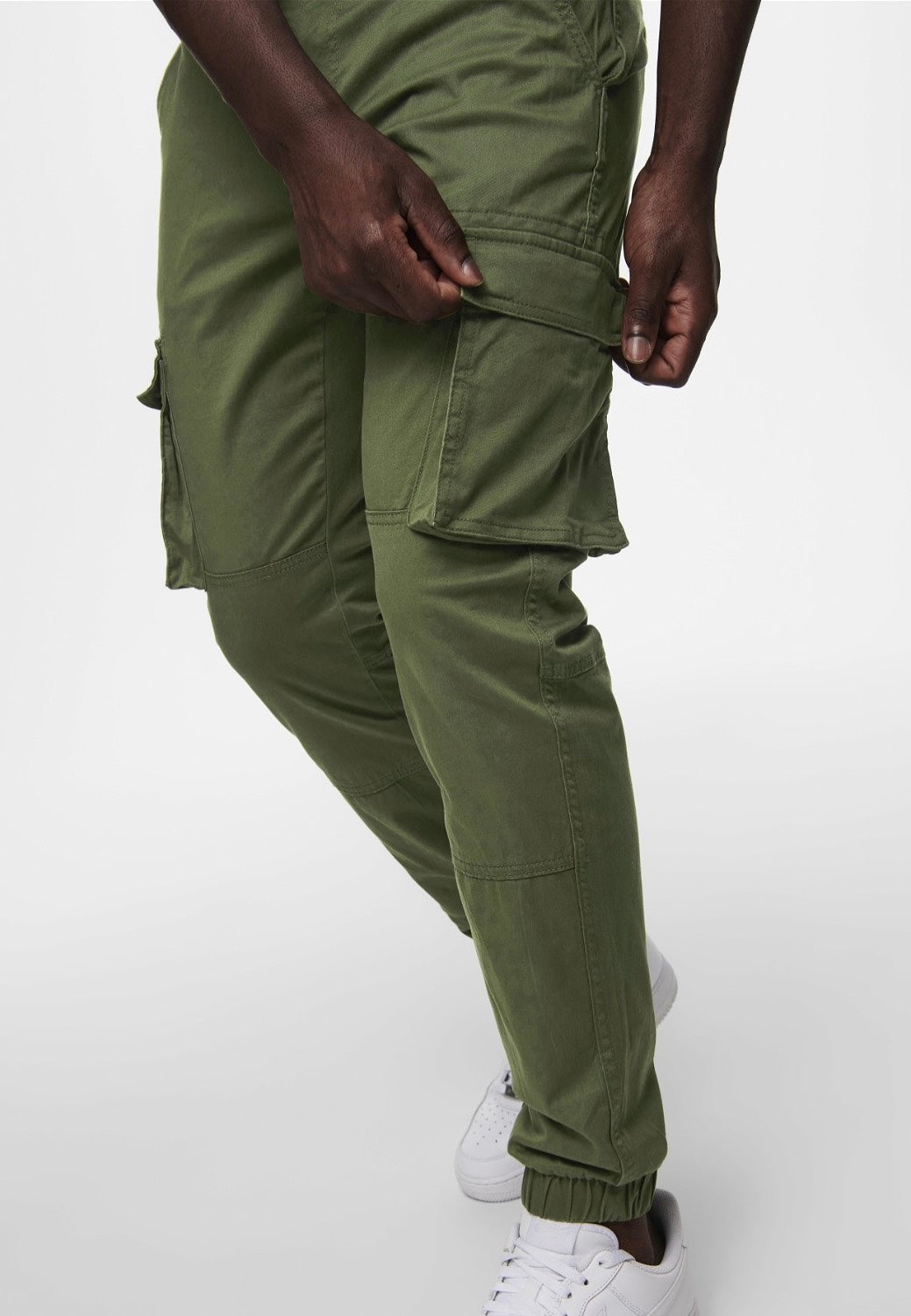 Only & Sons - Cam Stage Cargo Cuff Olive Night - Pants | Men-Image