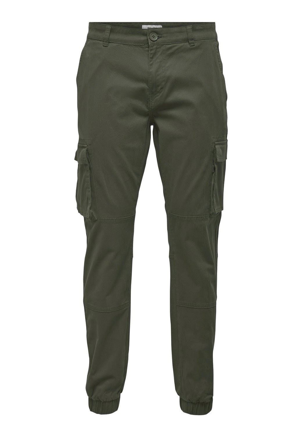 Only & Sons - Cam Stage Cargo Cuff Olive Night - Pants | Men-Image