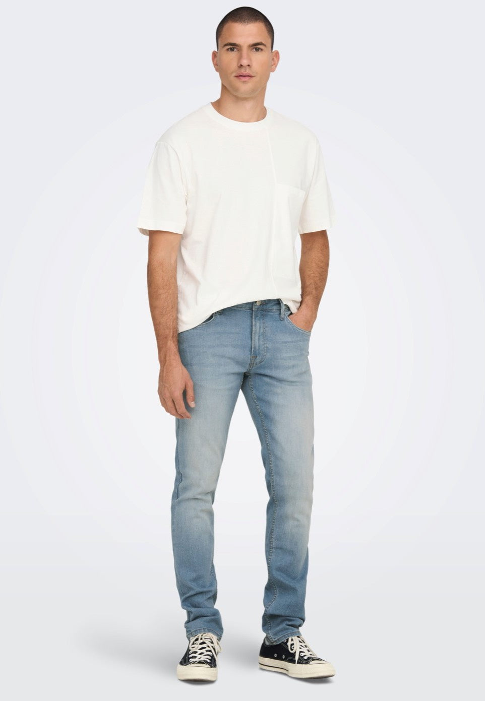 Only & Sons - Loom Slim Blue Denim - Jeans | Men-Image